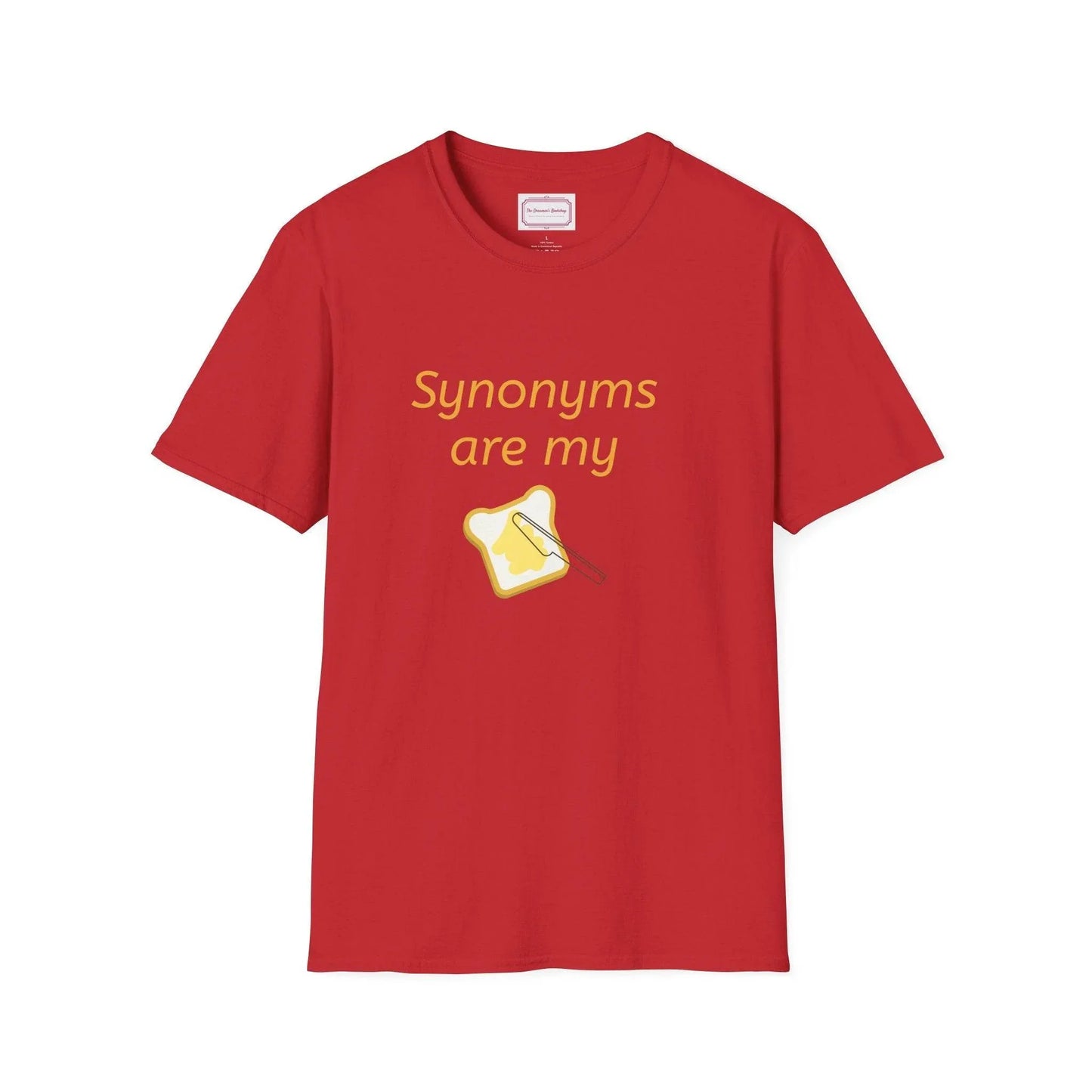 Synonyms Are My Jam Unisex Softstyle T-Shirt - Perfect Gift for Word Lovers - The Dreamer's Bookshop.