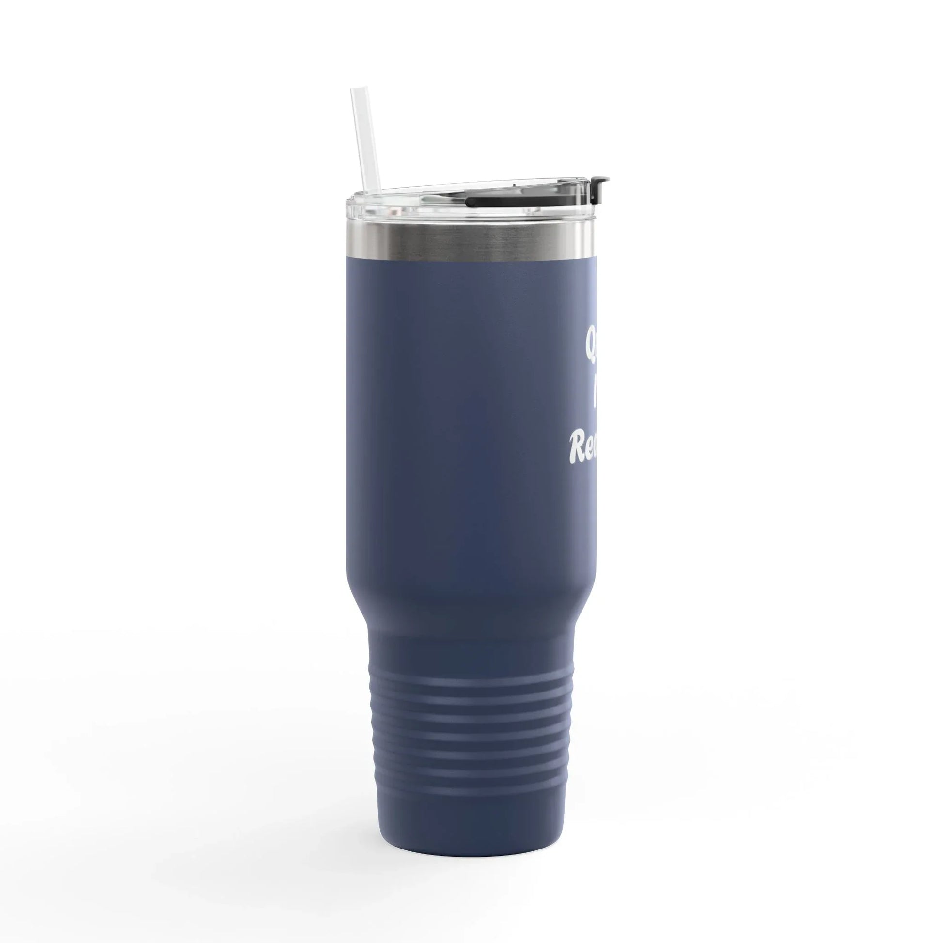 Insulated Travel Mug - "Quiet I'm Reading" - 40oz Coffee Cup for Book Lovers - The Dreamer's Bookshop.