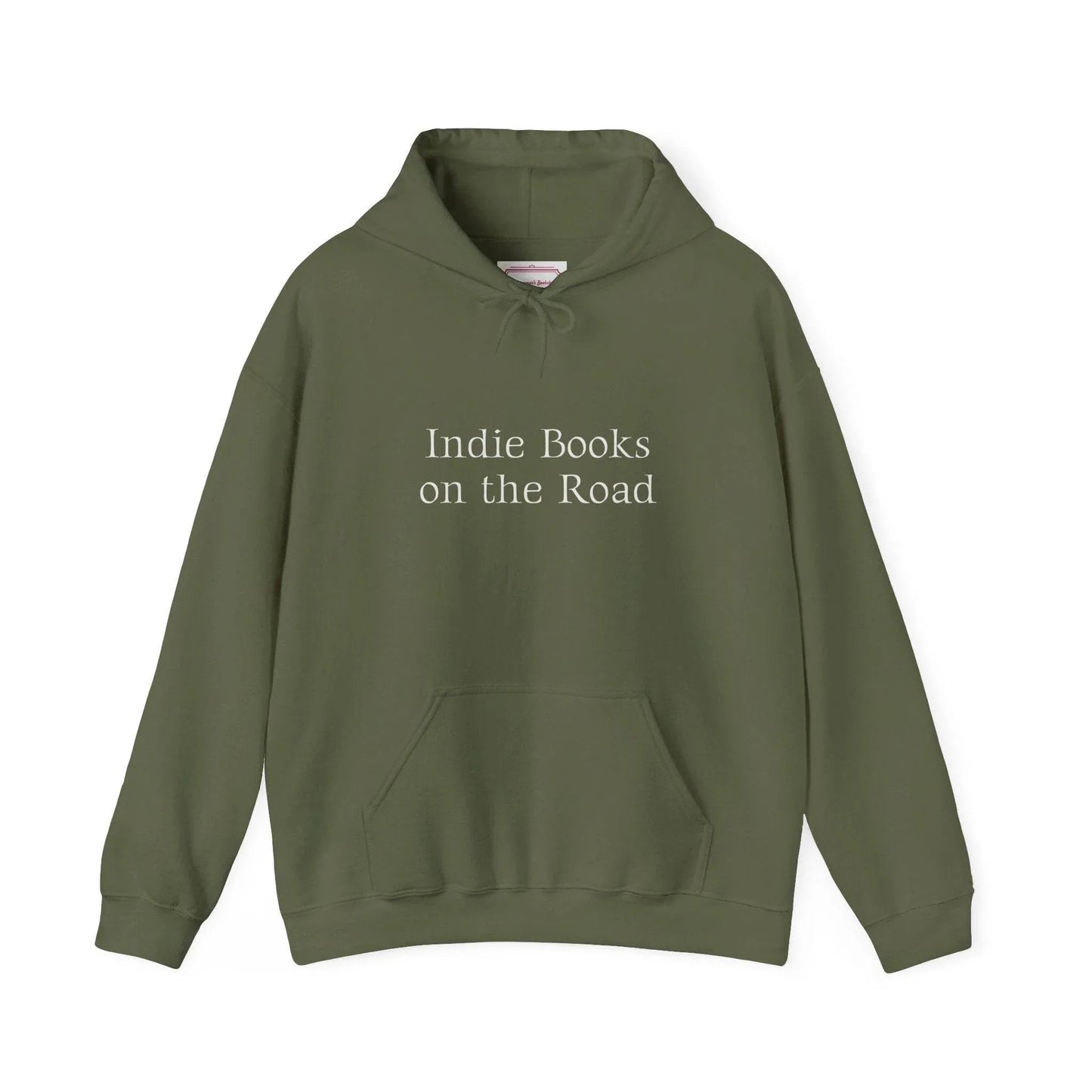 Indie Books on the Road Hooded Sweatshirt - Perfect for Book Lovers - The Dreamer's Bookshop.