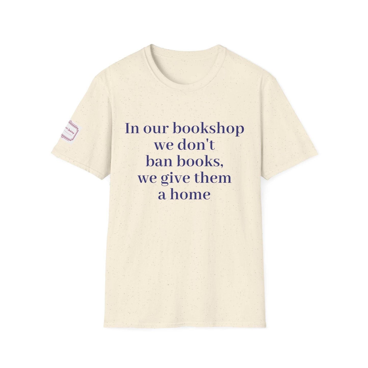 Inspirational Unisex Softstyle T-Shirt - 'In our bookshop' Motivational Design - The Dreamer's Bookshop.