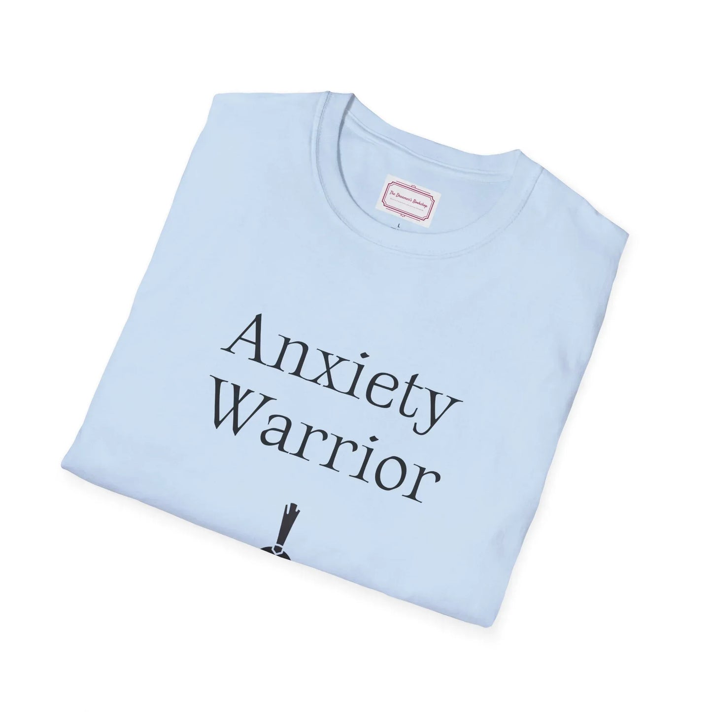 Anxiety Warrior Unisex Softstyle T-Shirt - Embrace Your Battles - The Dreamer's Bookshop.