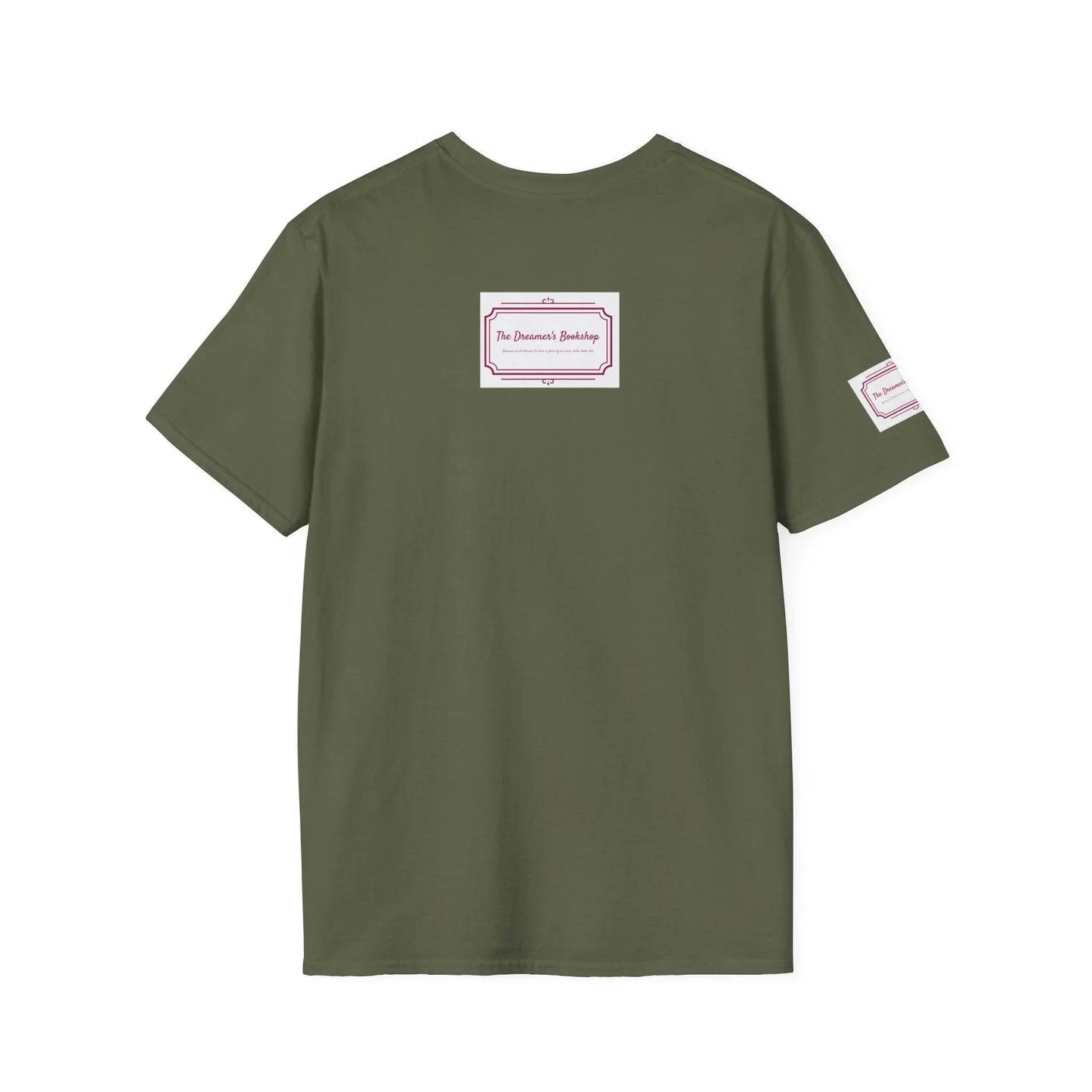 Inspirational Unisex Softstyle T-Shirt - 'Keep Breathing' Motivational Design - The Dreamer's Bookshop.