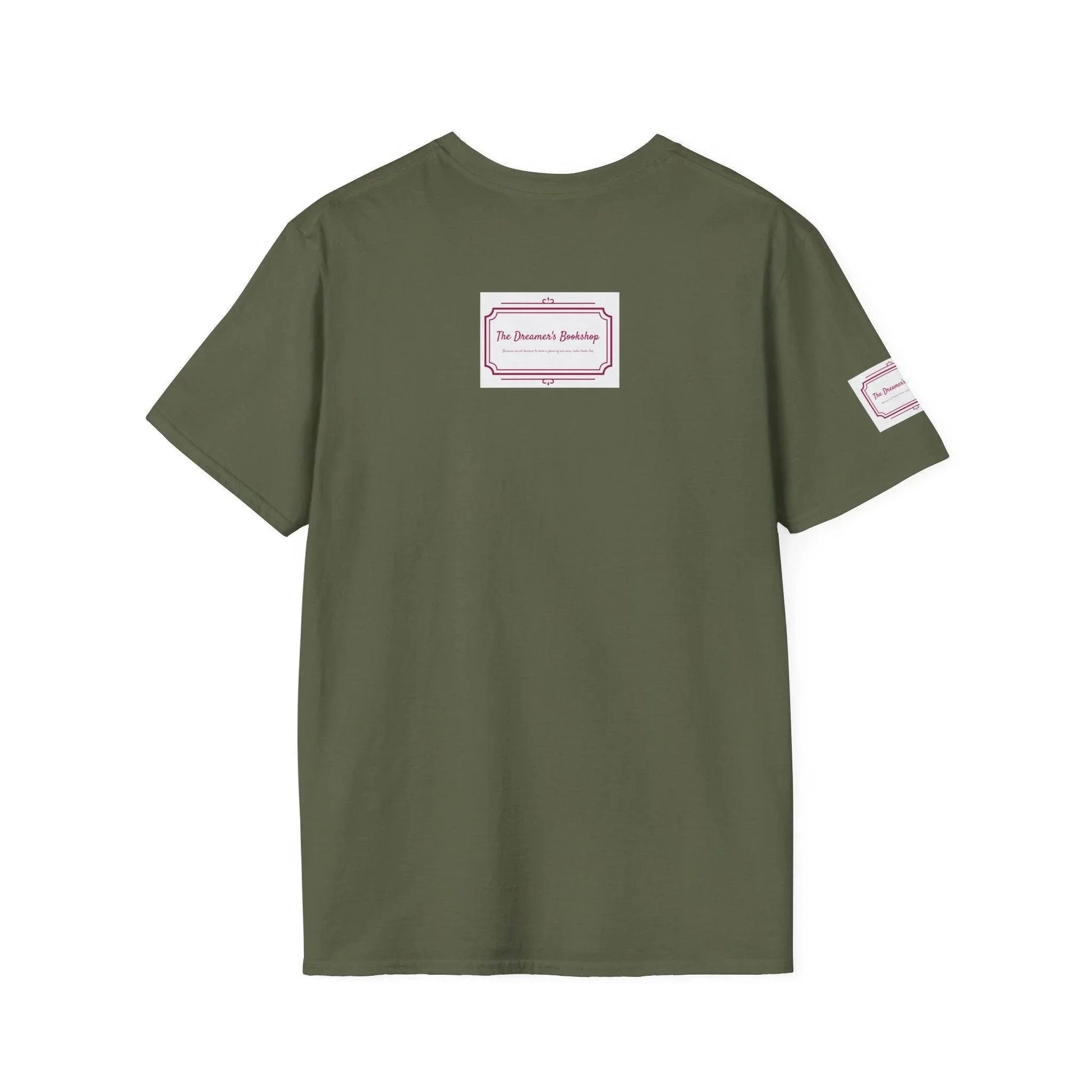 Inspirational Unisex Softstyle T-Shirt - 'Keep Breathing' Motivational Design - The Dreamer's Bookshop.