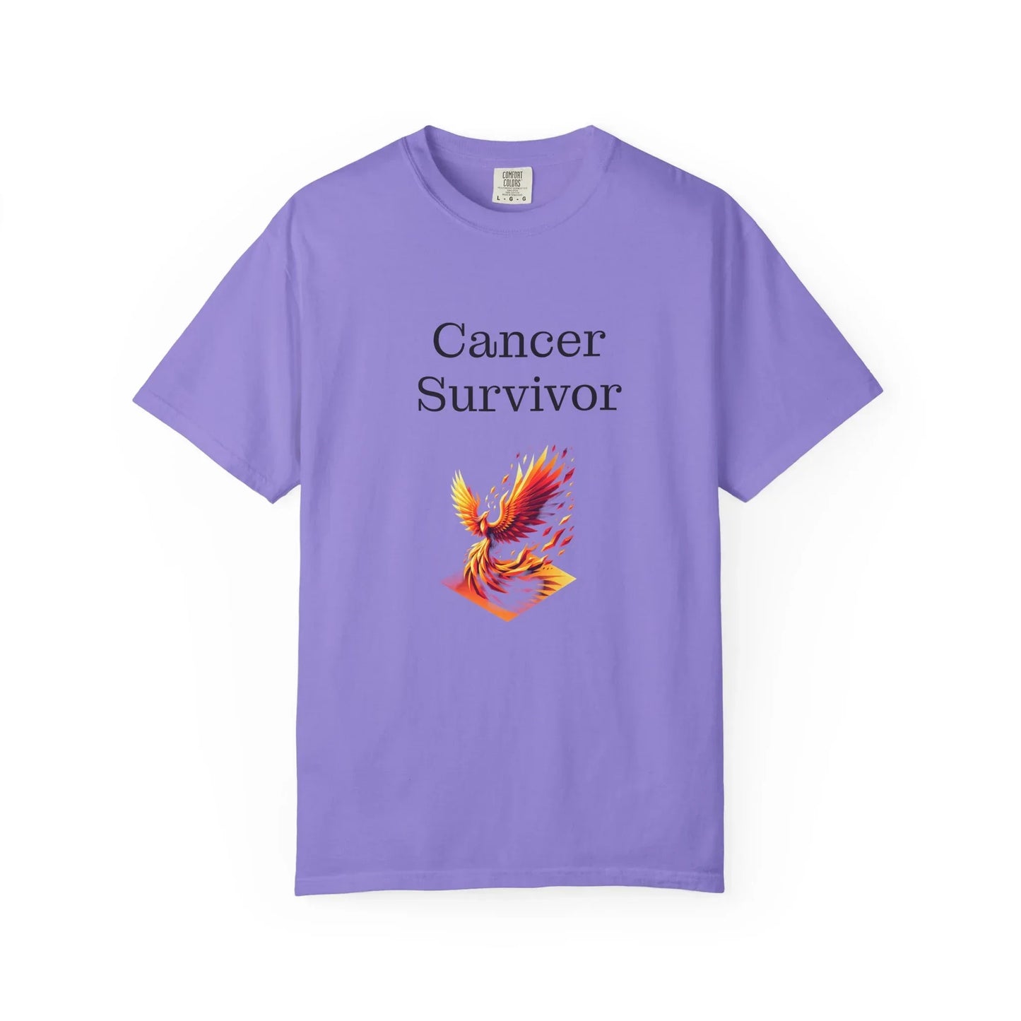 Cancer Survivor Unisex Garment-Dyed T-shirt - Inspirational Motivational Tee - The Dreamer's Bookshop.