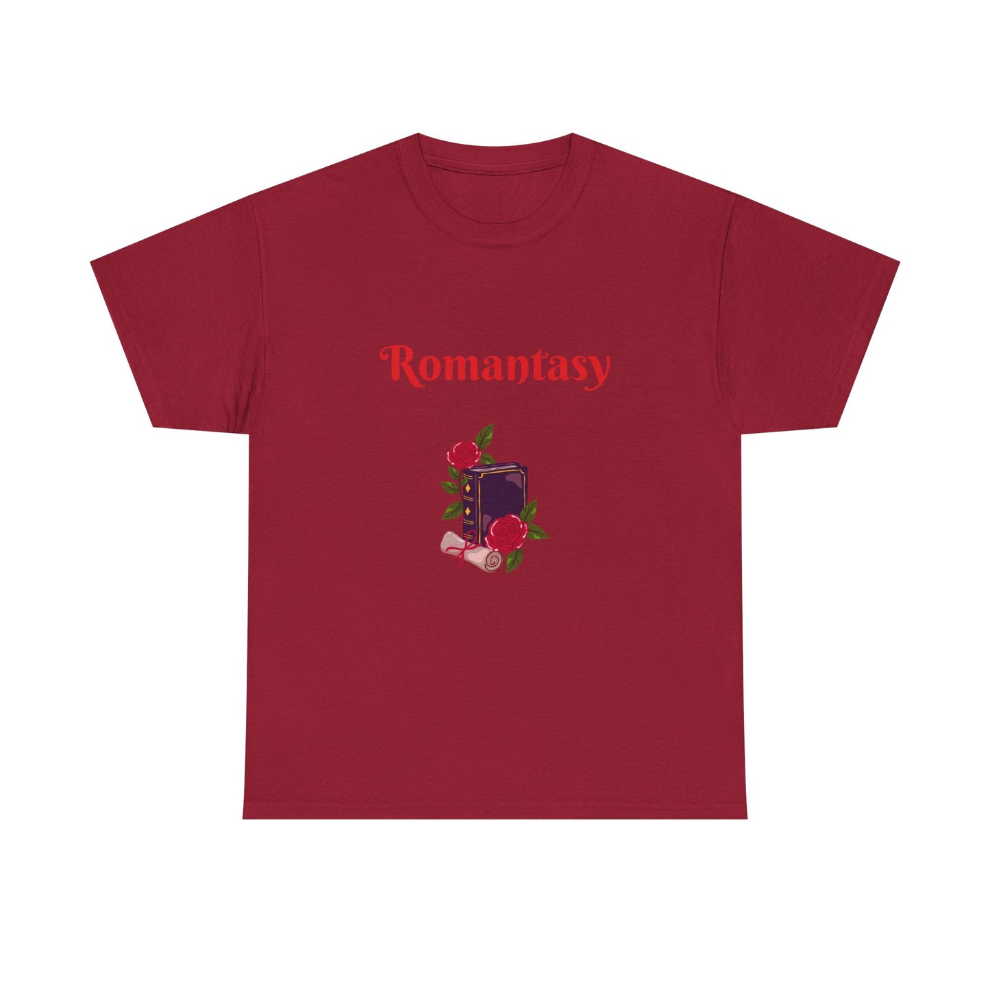 Fantasy -  Graphic Tee - Unisex Heavy Cotton T-Shirt Romantasy Books