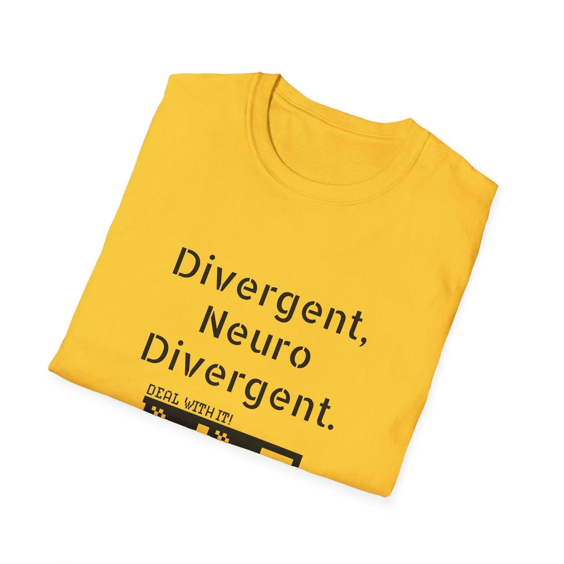 Neuro Divergent Unisex Softstyle T-Shirt – Celebrate Uniqueness! - The Dreamer's Bookshop.