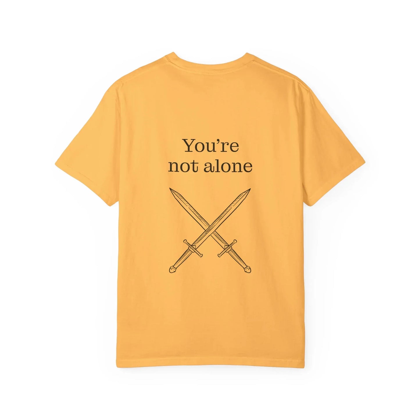 Trauma Survivor Unisex Garment-Dyed T-Shirt - Empowering Supportive Apparel - The Dreamer's Bookshop.