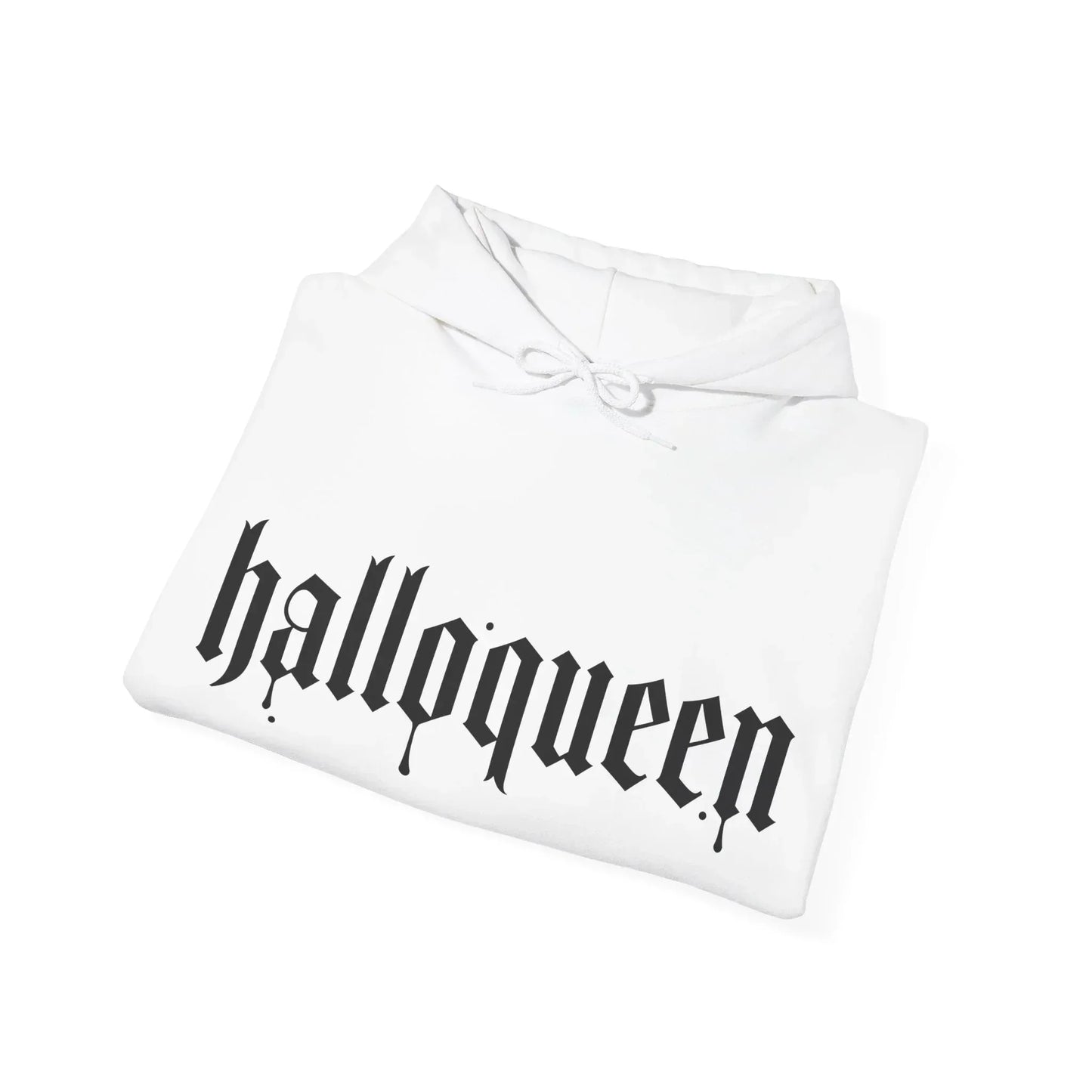 Halloqueen Spooky Hoodie - Cozy Unisex Sweatshirt for Book Lovers - The Dreamer's Bookshop.