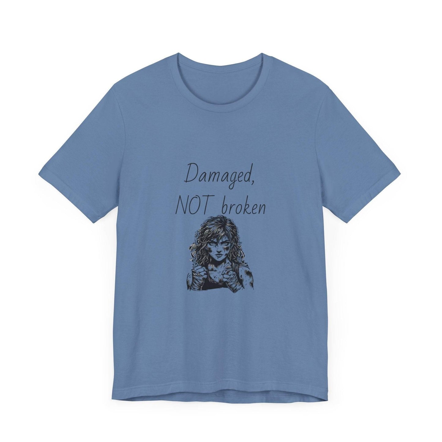 Fierce Survivor Unisex Short Sleeve Tee - Damaged, NOT broken - The Dreamer's Bookshop.