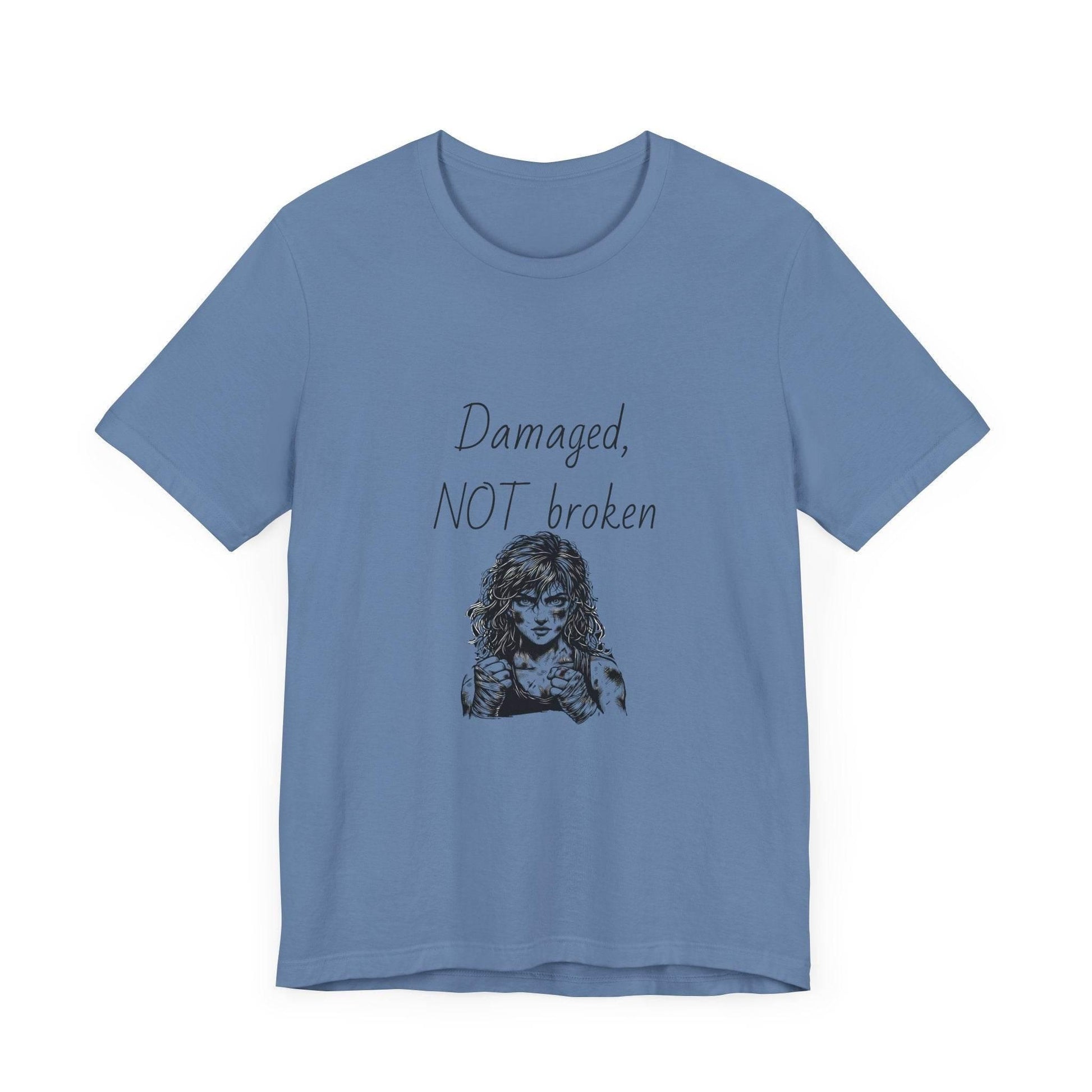 Fierce Survivor Unisex Short Sleeve Tee - Damaged, NOT broken - The Dreamer's Bookshop.