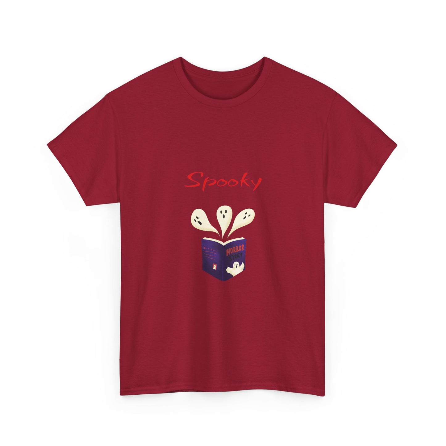CA - Fiction -  Graphic Tee - Unisex Heavy Cotton T-Shirt Spooky Books