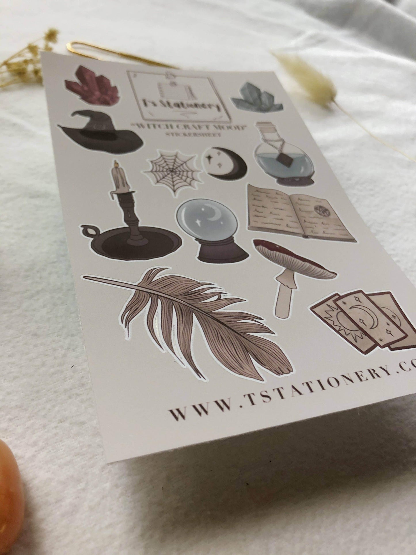 T's Stationery - Stickervel „Witchcraft Mood” - The Dreamer's Bookshop.