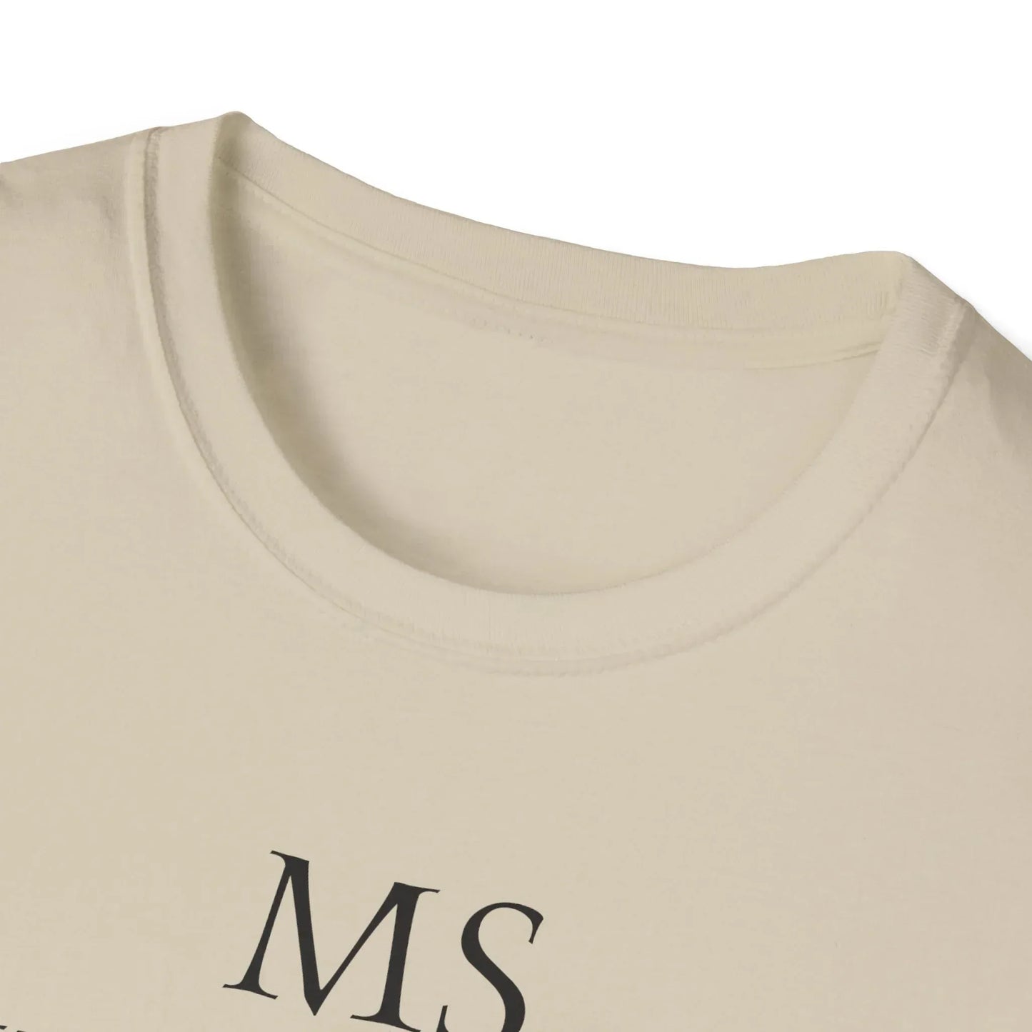 M.S. Warrior Unisex Softstyle T-Shirt - Empowering Graphic Tee for Women's Health Awareness - The Dreamer's Bookshop.
