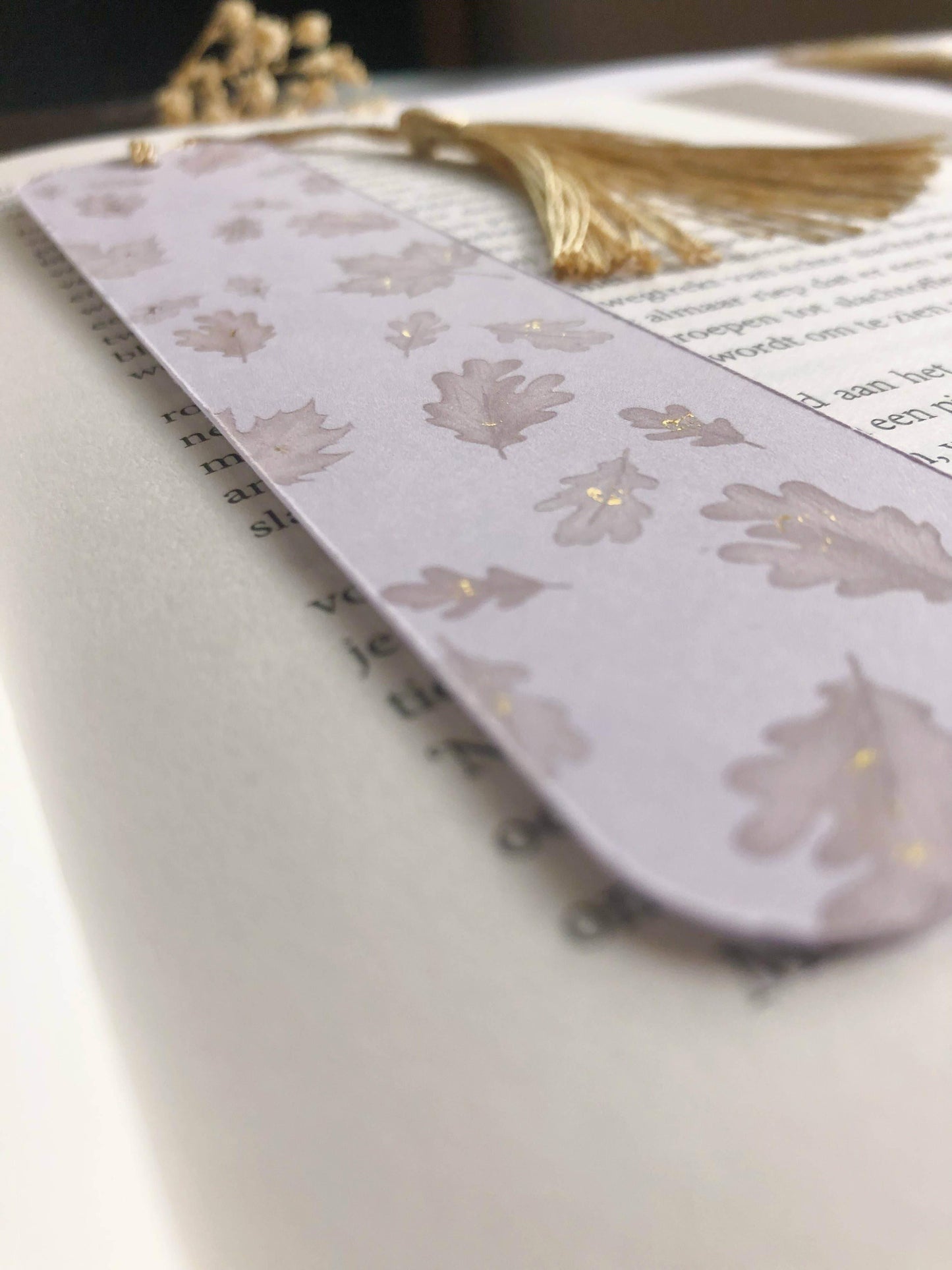 T's Stationery - „Leaves Bookmark” - The Dreamer's Bookshop.