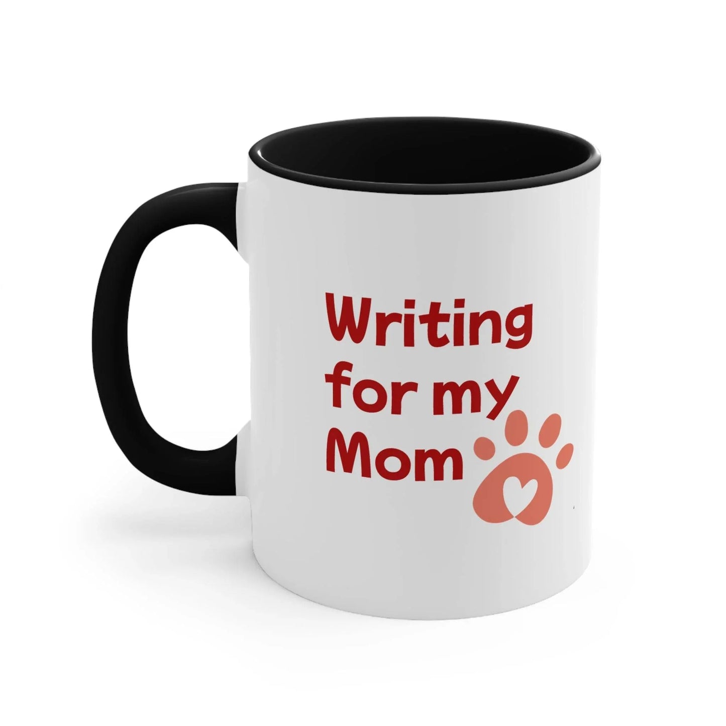 Funny Colorful Accent Mug - 11oz Dog Writer Coffee Cup - The Dreamer's Bookshop.