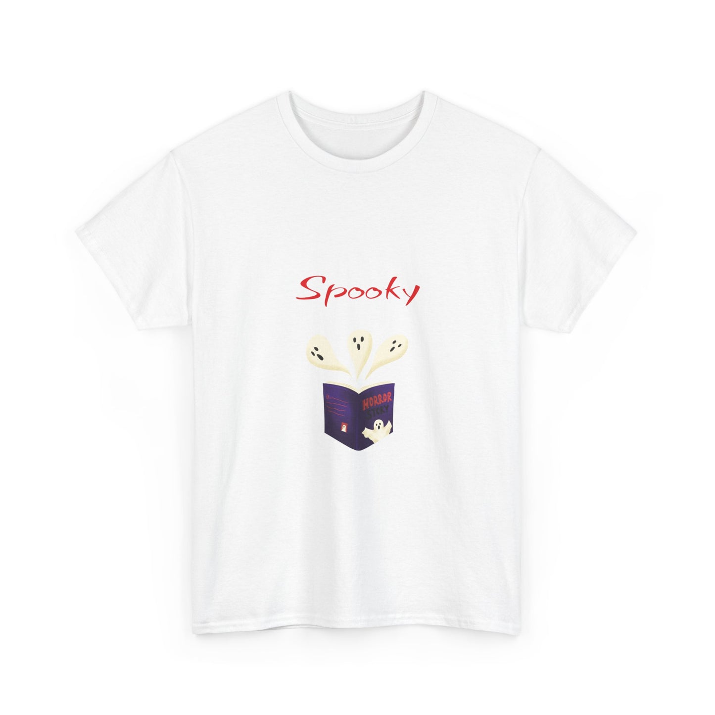 CA - Fiction -  Graphic Tee - Unisex Heavy Cotton T-Shirt Spooky Books