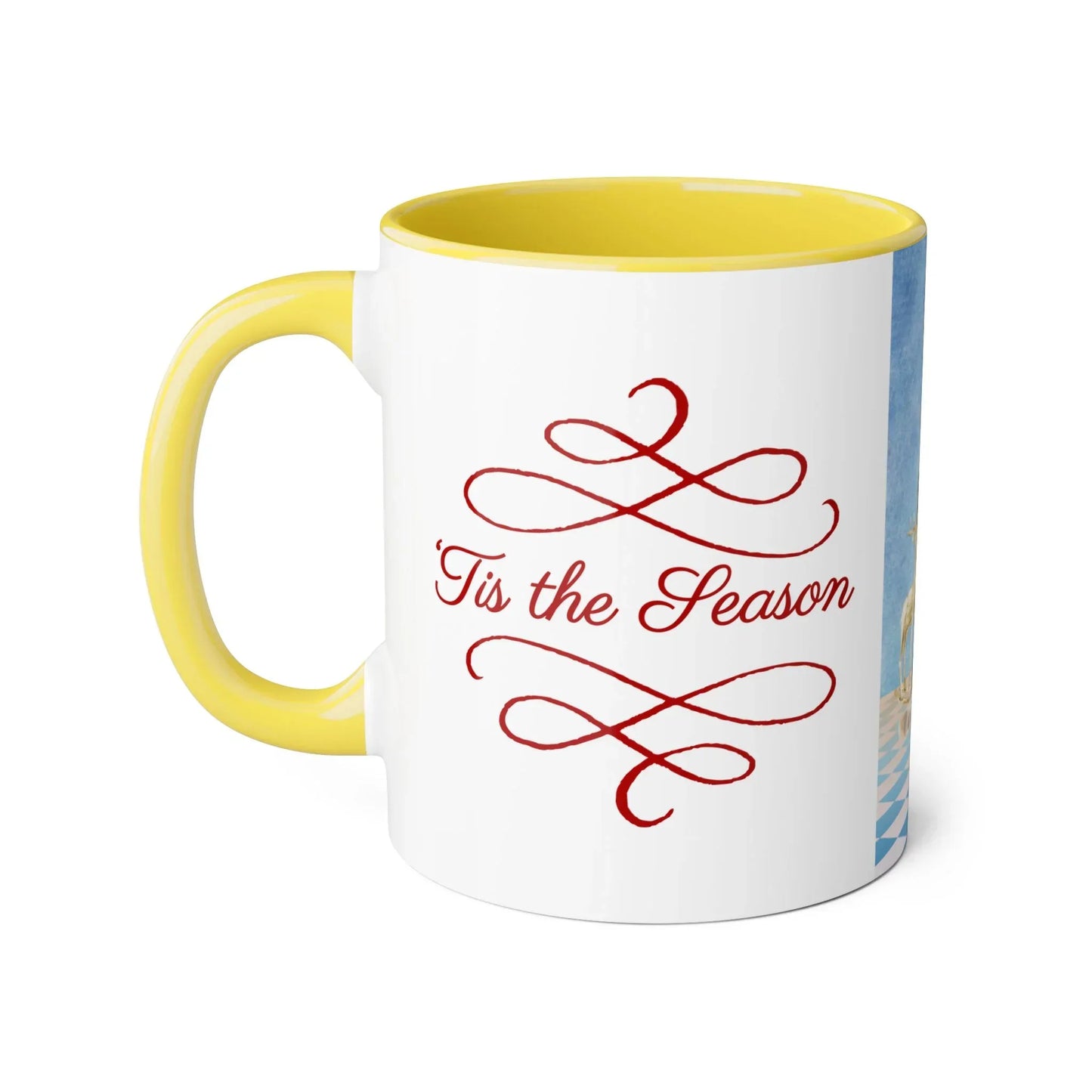 Christmas Tree Decoration Coffee Mug - 11oz Cup tis the Season - The Dreamer's Bookshop.