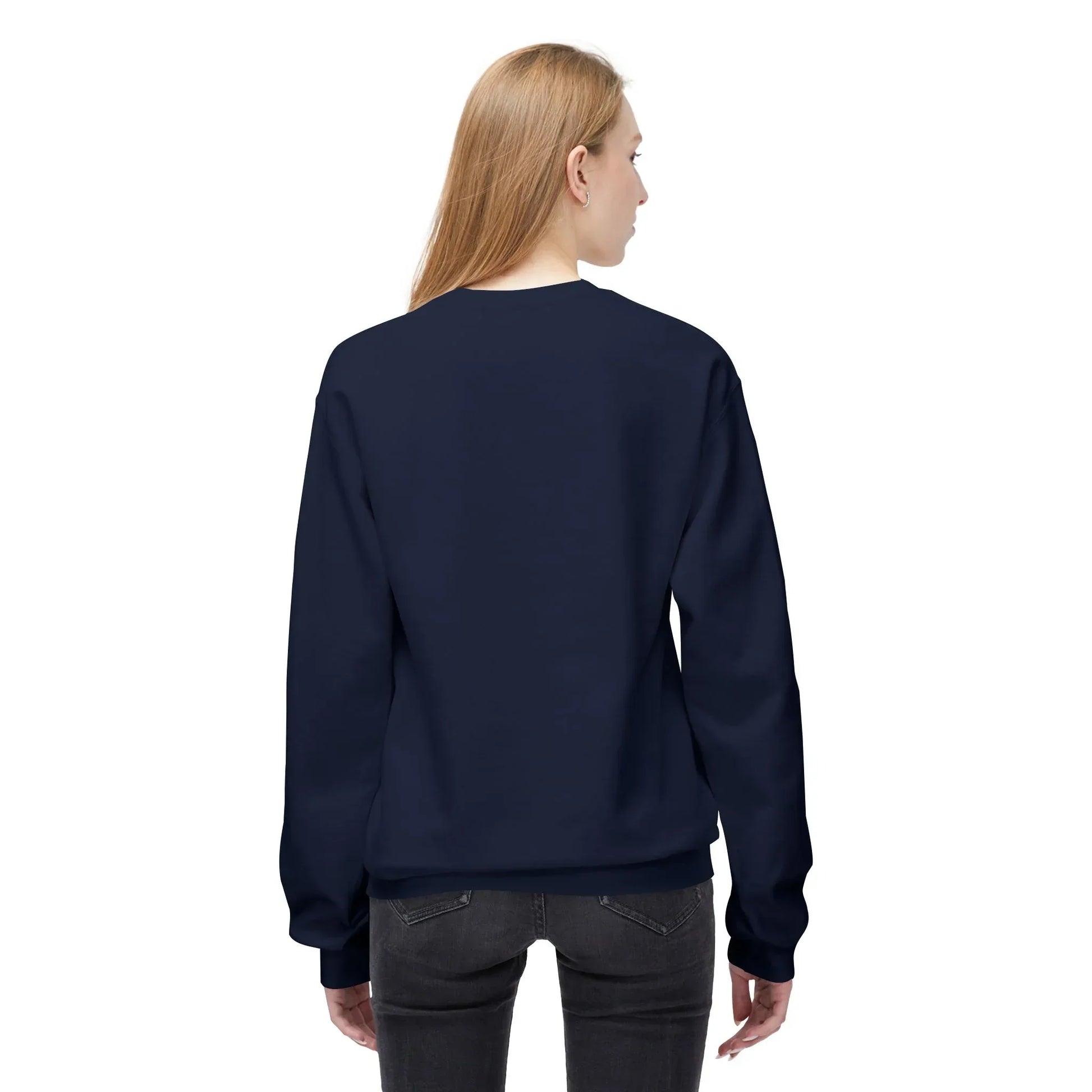 Winter Deer - Unisex Fleece Crewneck Sweatshirt - The Dreamer's Bookshop.