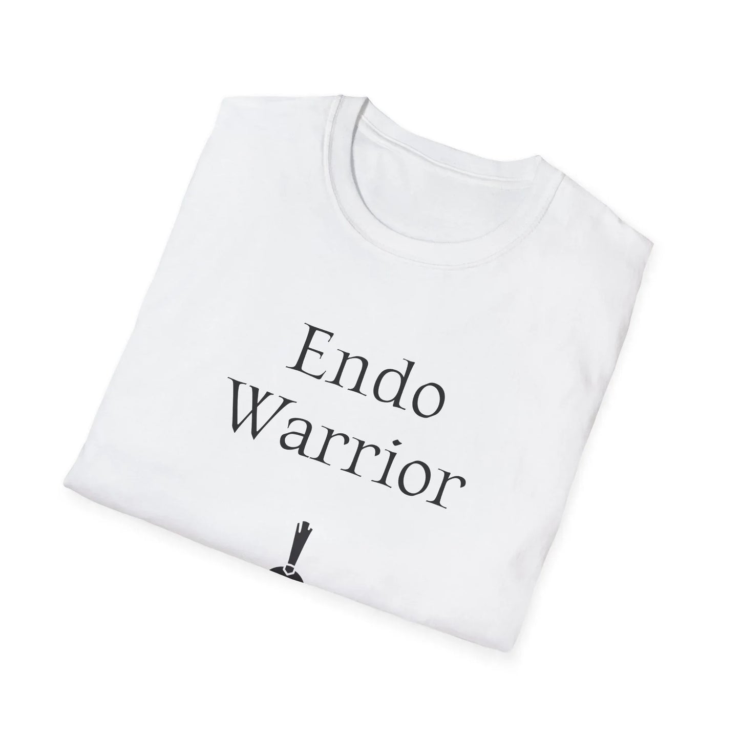 Endometriosis Warrior Unisex Softstyle T-Shirt - Empowering Battle for Women's Health - The Dreamer's Bookshop.