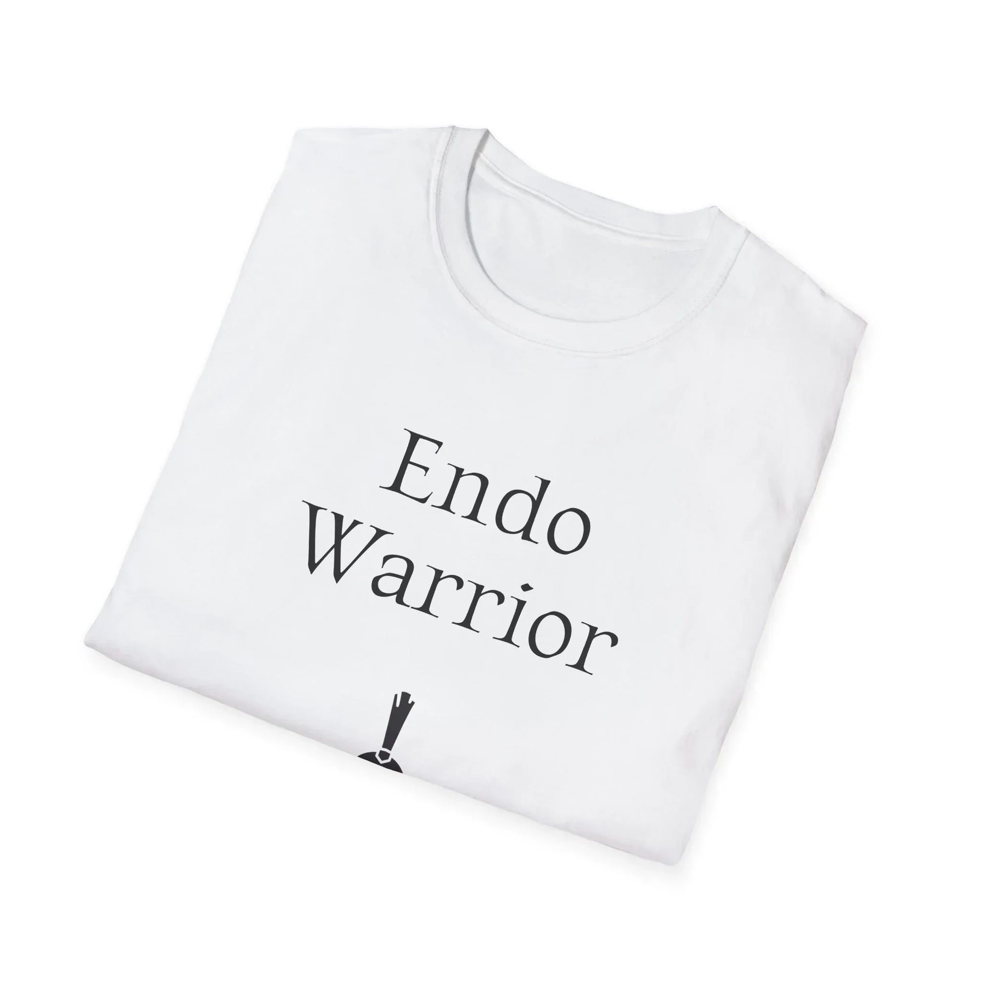 Endometriosis Warrior Unisex Softstyle T-Shirt - Empowering Battle for Women's Health - The Dreamer's Bookshop.