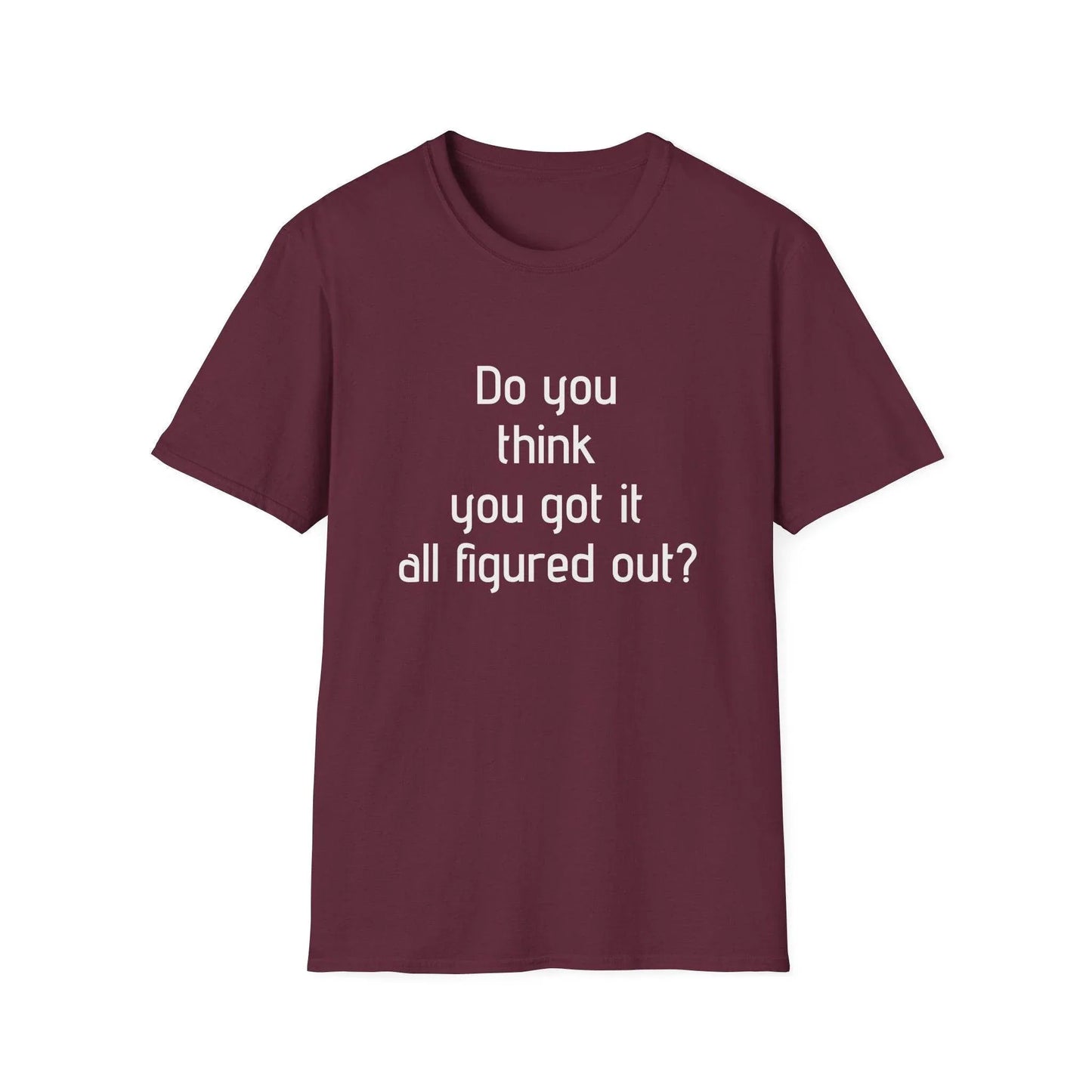 Unisex Softstyle T-Shirt - 'Think Again' - The Dreamer's Bookshop.
