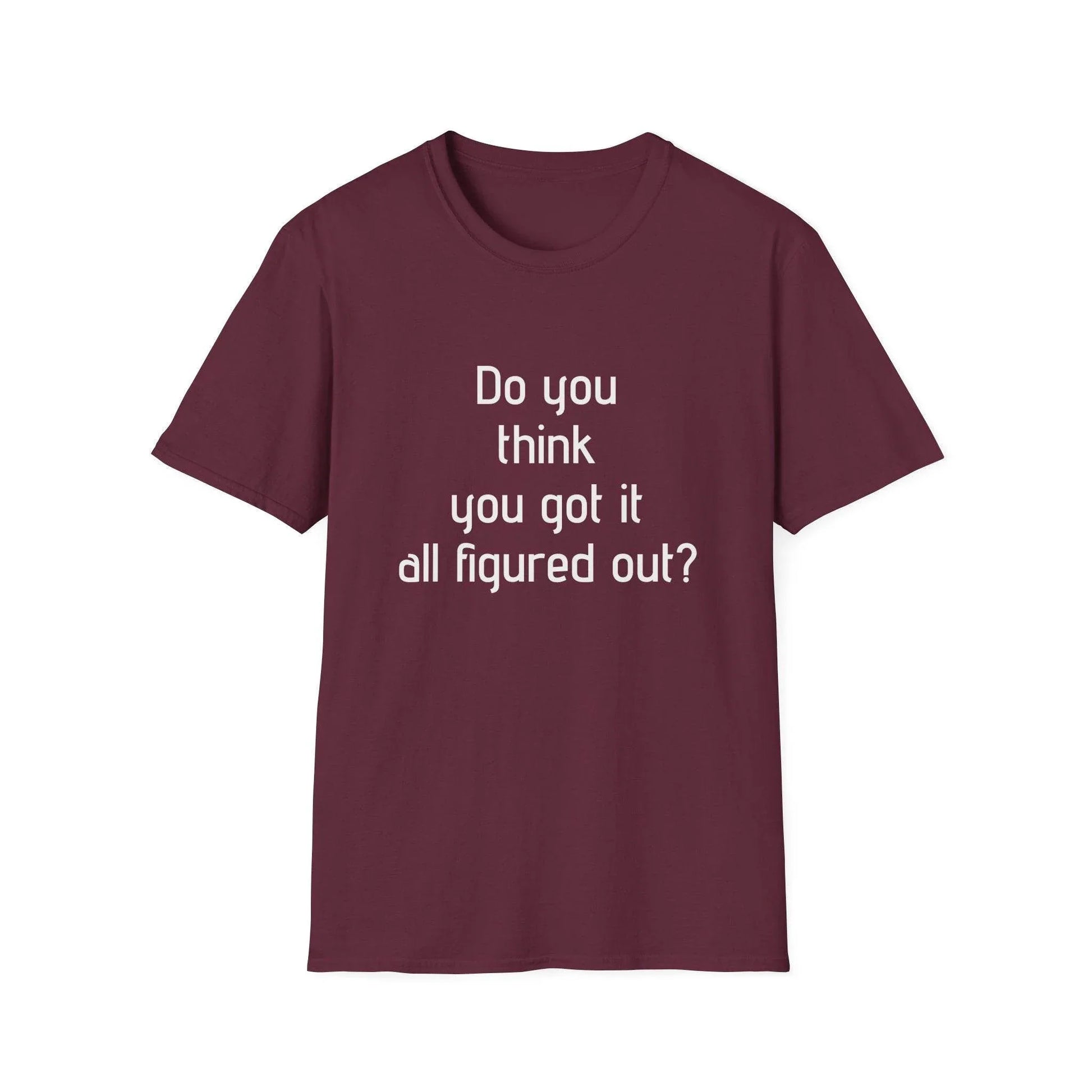 Unisex Softstyle T-Shirt - 'Think Again' - The Dreamer's Bookshop.