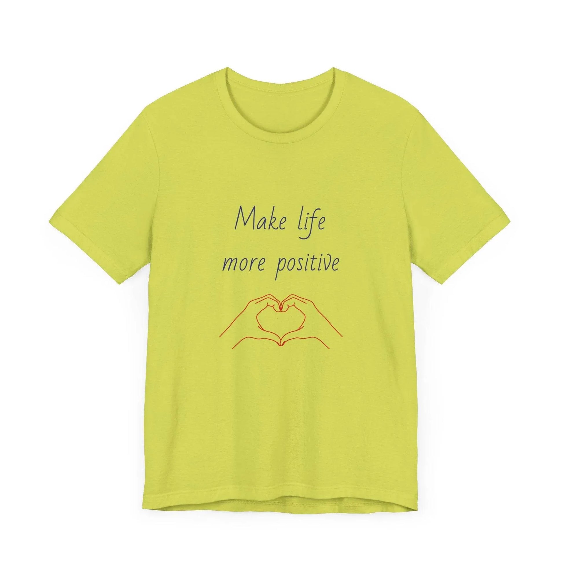 Positive Vibes Unisex Short Sleeve Tee - Make Life More Positive - The Dreamer's Bookshop.