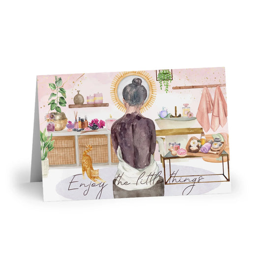 The Dreamer's Bookshop "Spa Day" Enjoy the Little Things Card - The Dreamer's Bookshop.