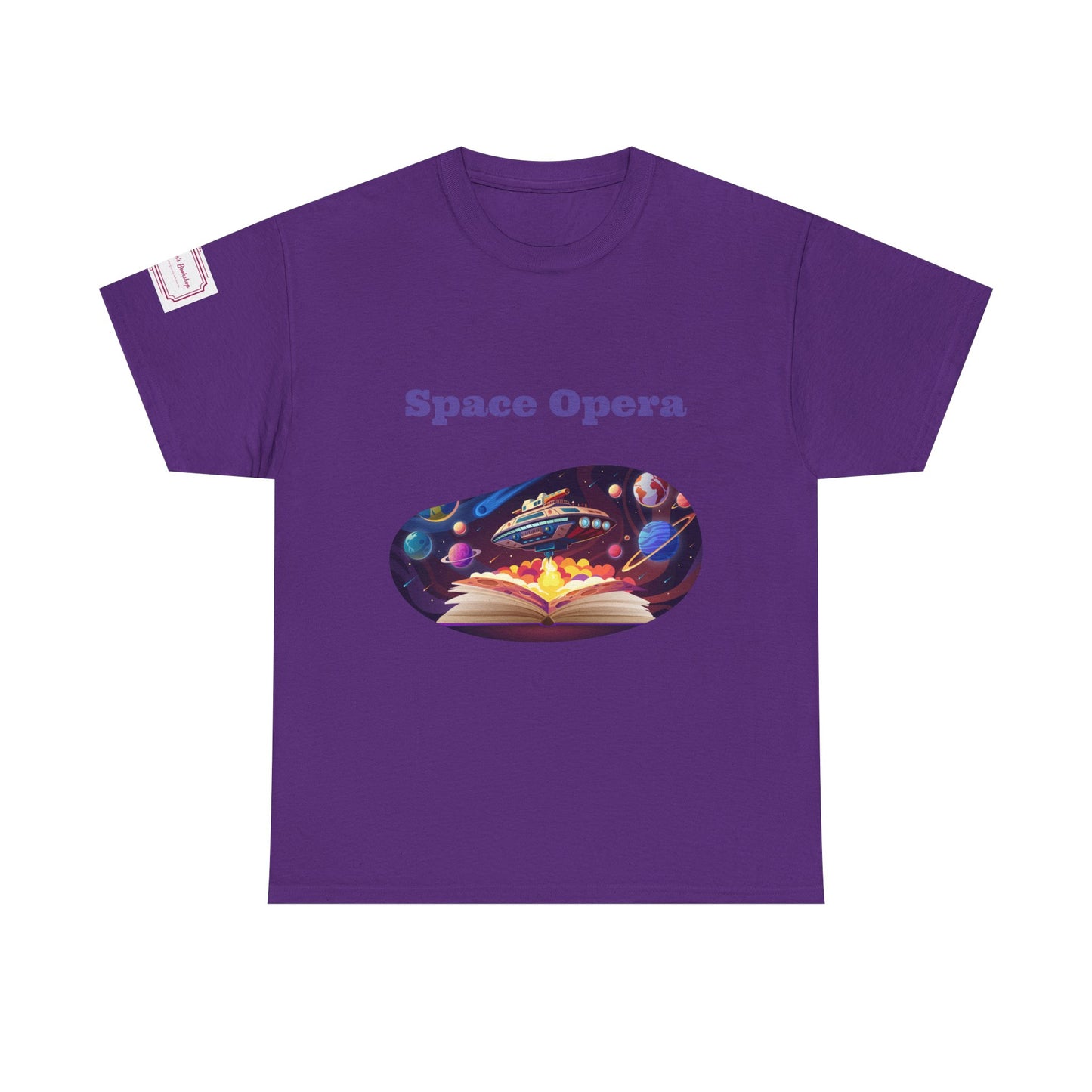 Space Opera - Graphic Unisex Heavy Cotton Tee - Sci-Fi Books