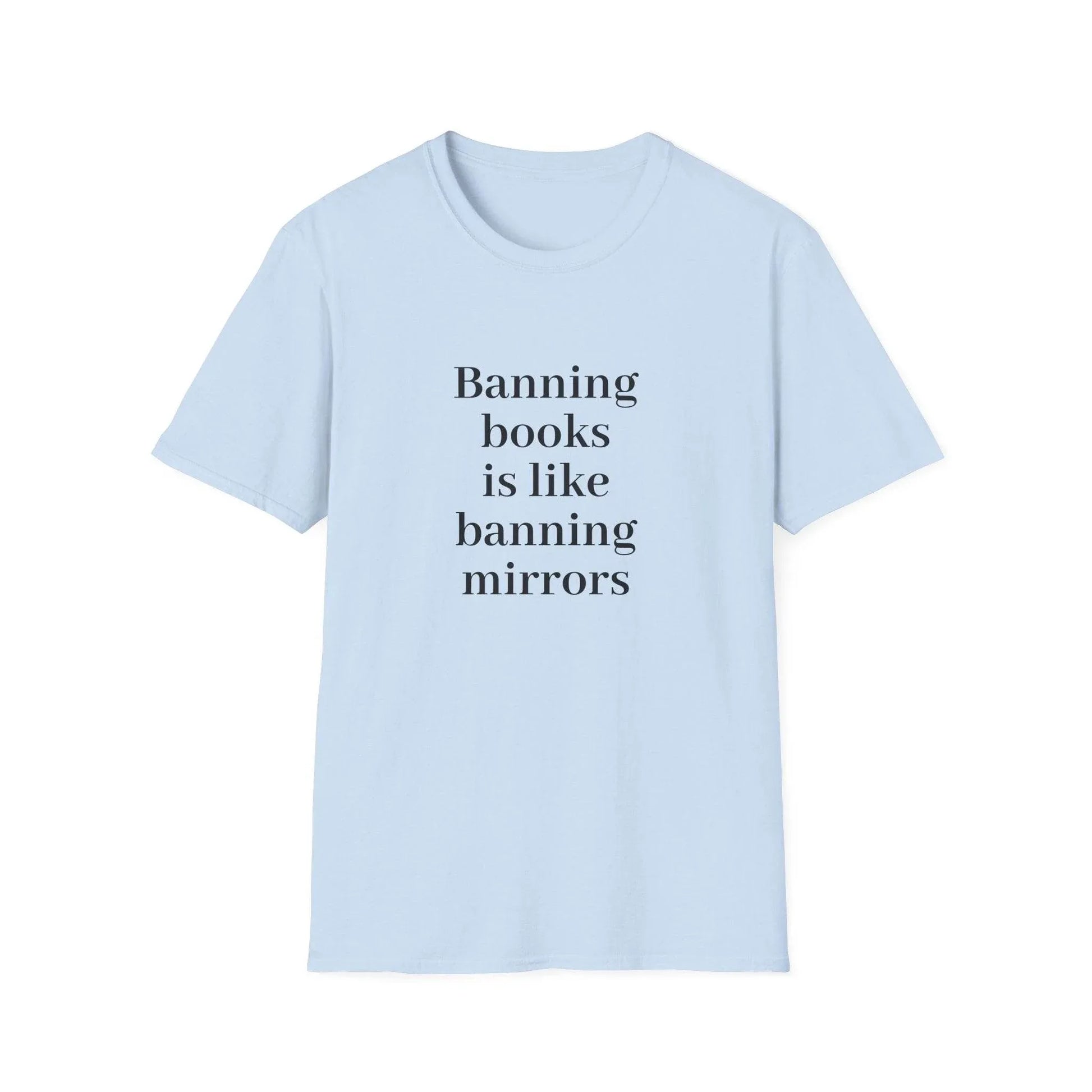 Unisex Softstyle T-Shirt - 'Banning Books' - The Dreamer's Bookshop.