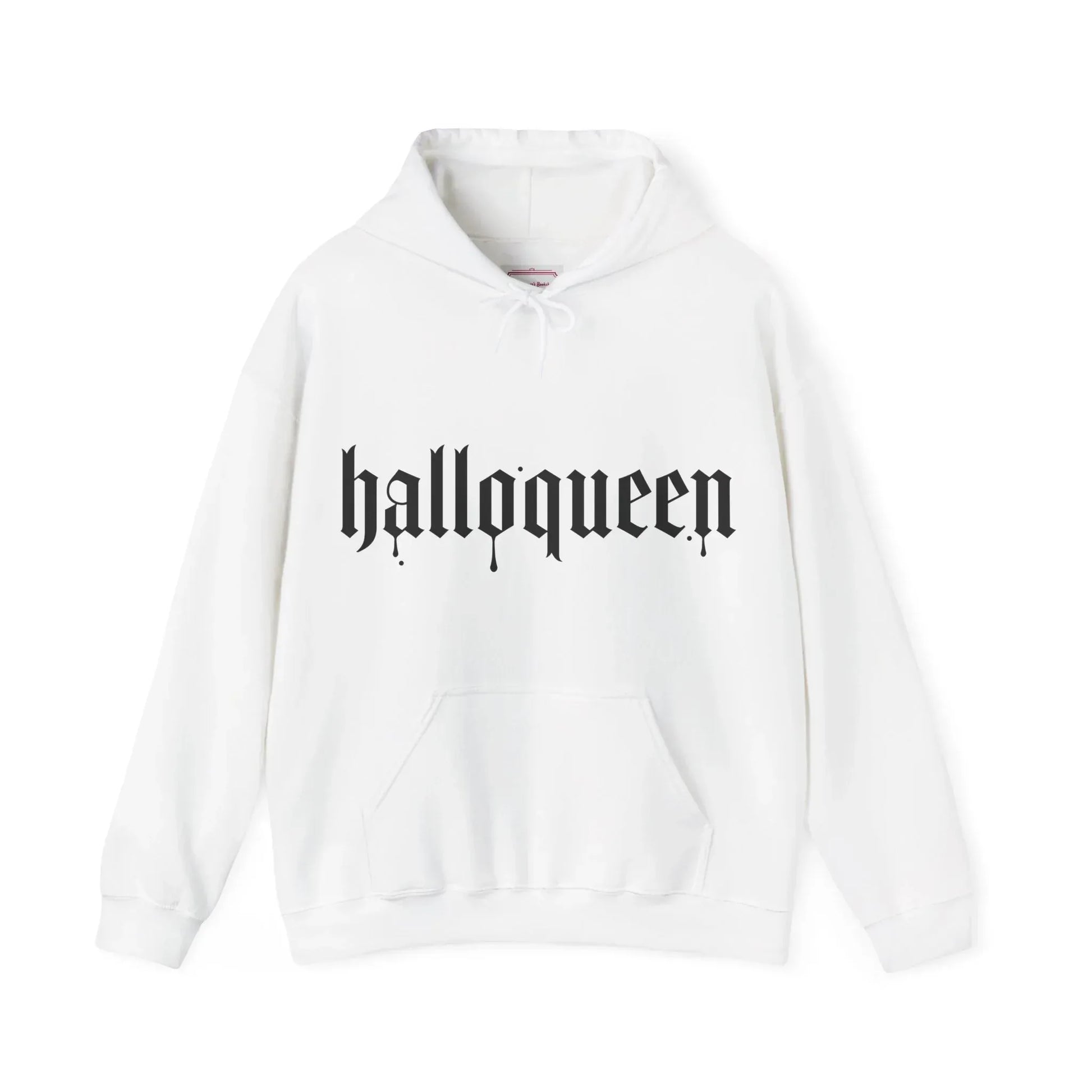 Halloqueen Hooded Sweatshirt - Perfect for Spooky Lovers - The Dreamer's Bookshop.