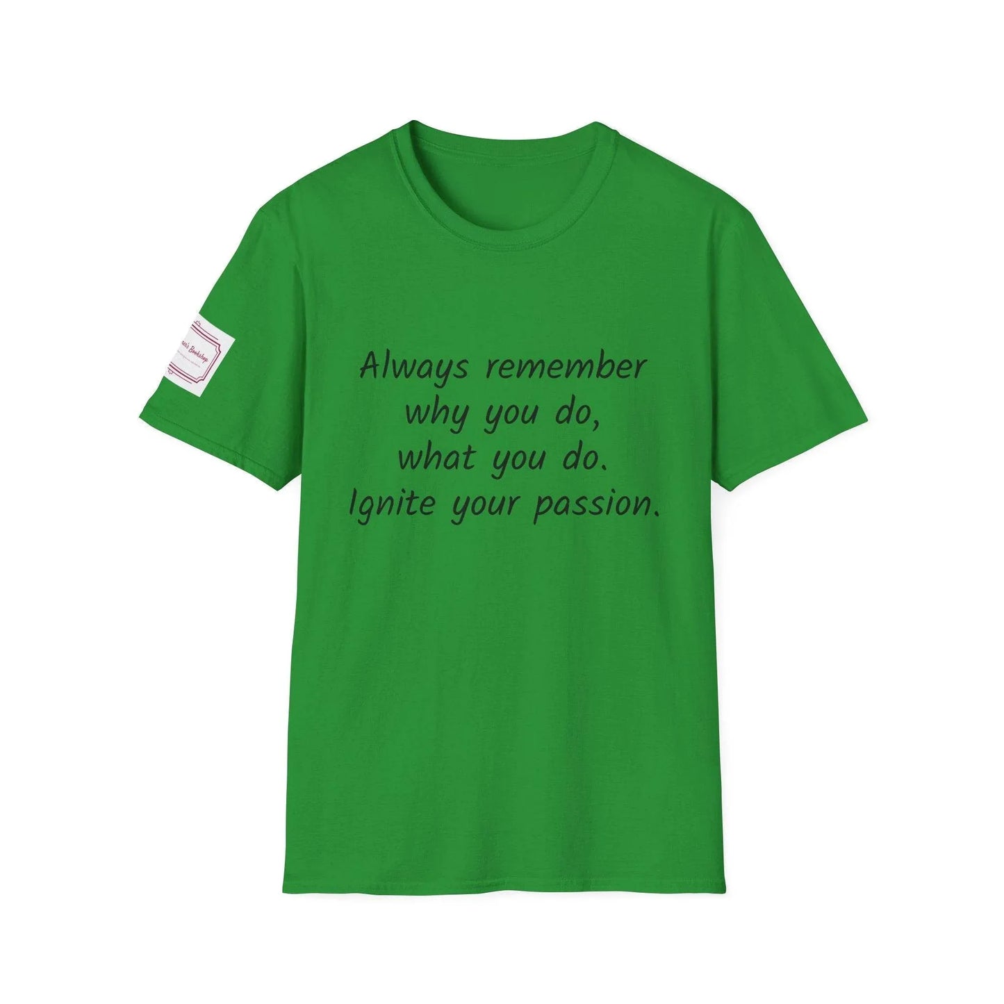 Motivational Unisex Softstyle T-Shirt - Ignite Your Passion - The Dreamer's Bookshop.