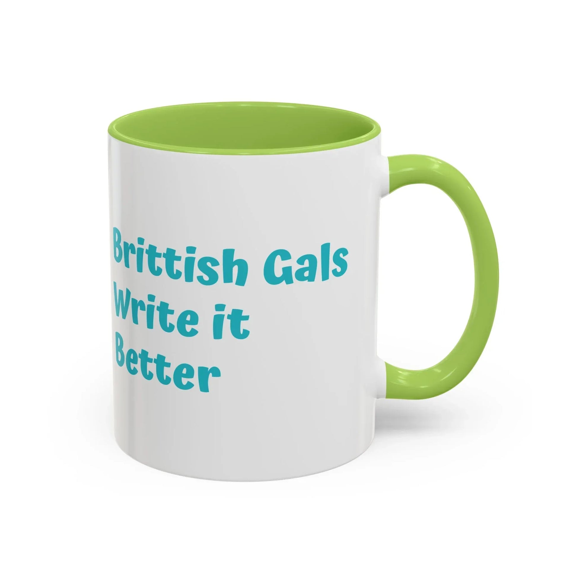 Brittish Gals Write it Better Mug - Gift for Book Lovers - The Dreamer's Bookshop.