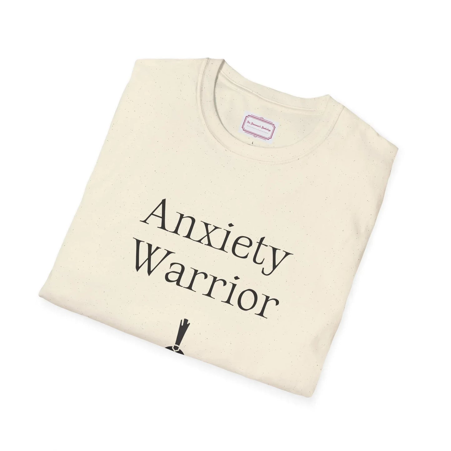 Anxiety Warrior Unisex Softstyle T-Shirt - Embrace Your Battles - The Dreamer's Bookshop.