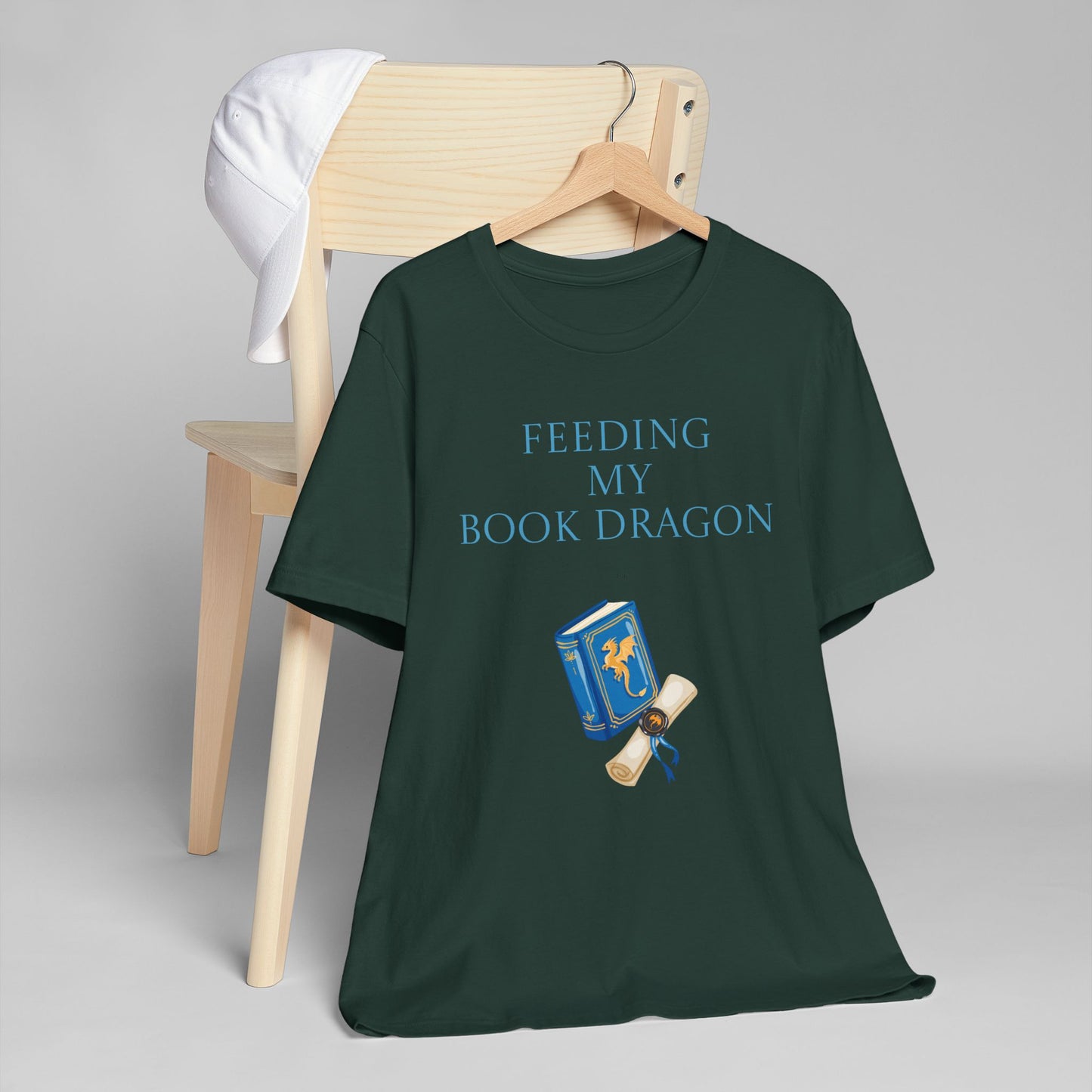 Unisex Jersey T-Shirt - Book Dragon
