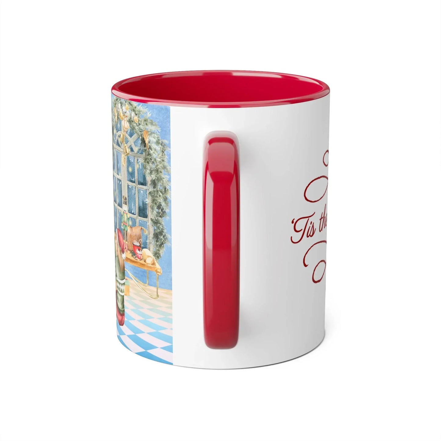 Christmas Tree Decoration Coffee Mug - 11oz Cup tis the Season - The Dreamer's Bookshop.
