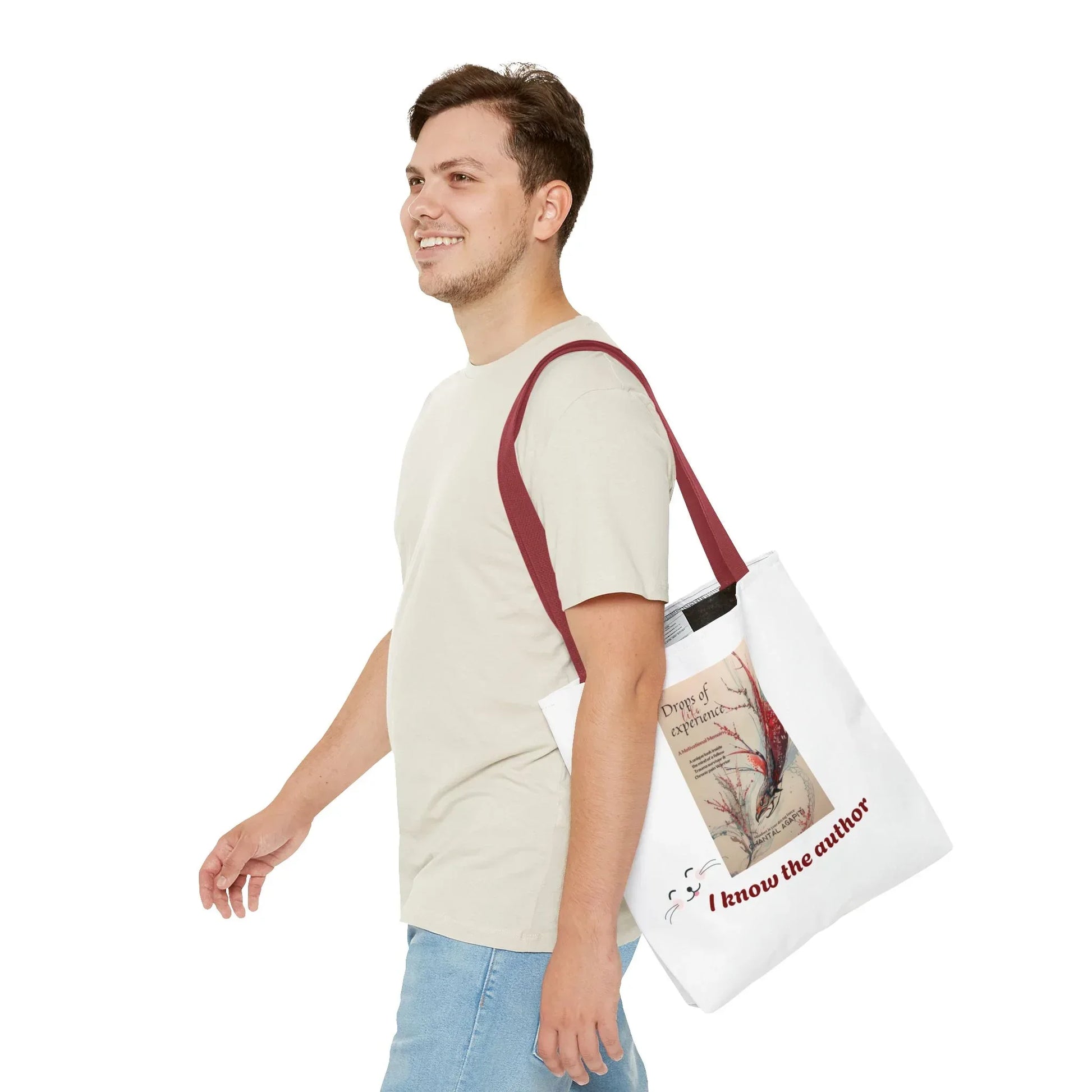 I Know the Author Tote Bag - Cozy Book lovers Design - The Dreamer's Bookshop.