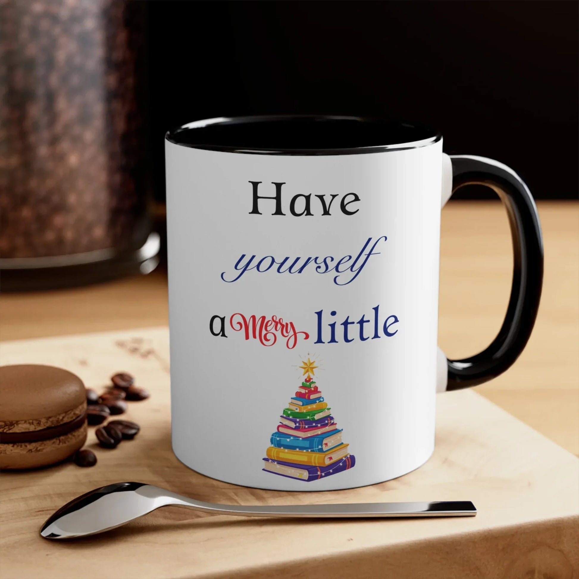A Merry Little Bookmas - Mug - 11oz Booklovers' Coffee - The Dreamer's Bookshop.
