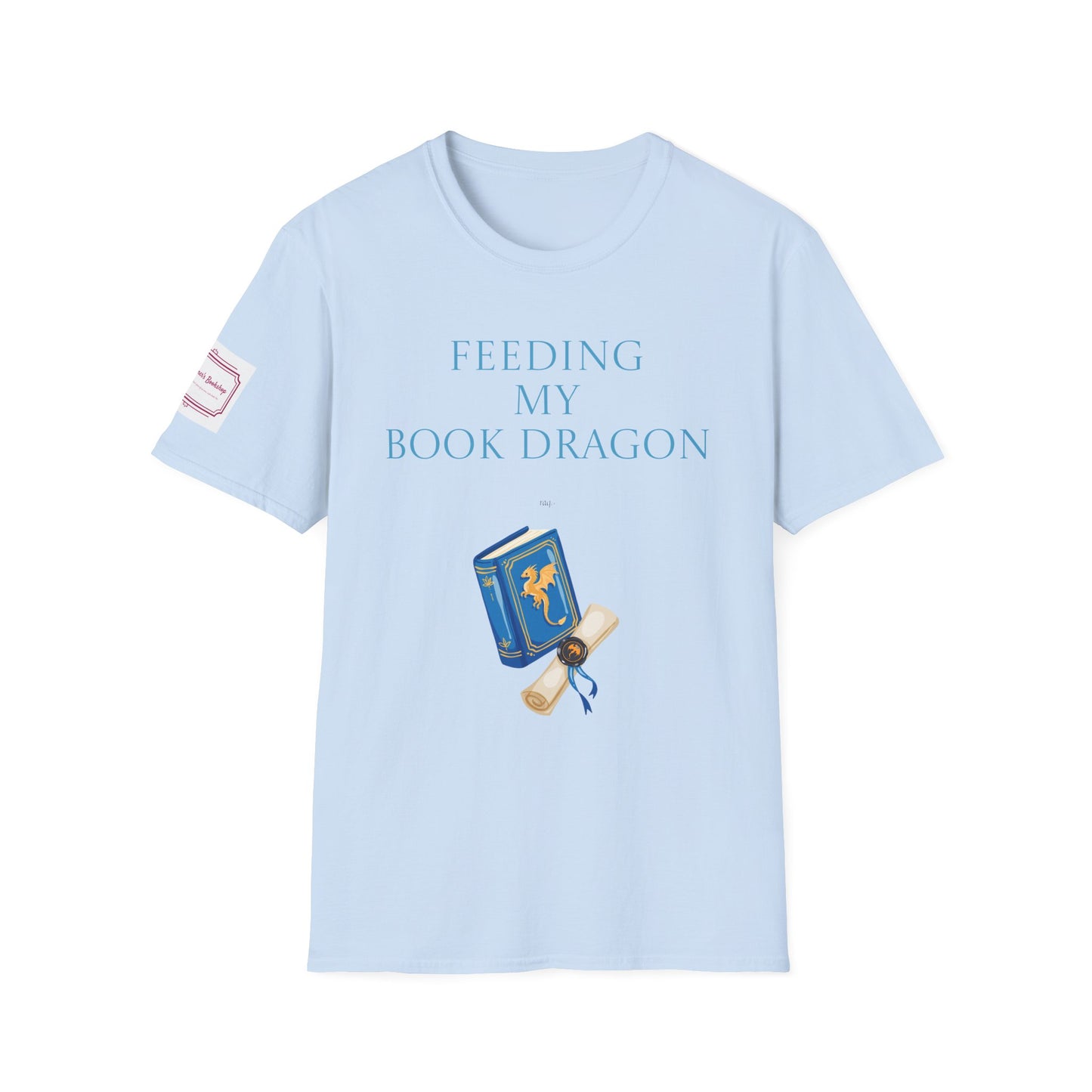 Unisex Softstyle T-Shirt - 'Book Dragon'