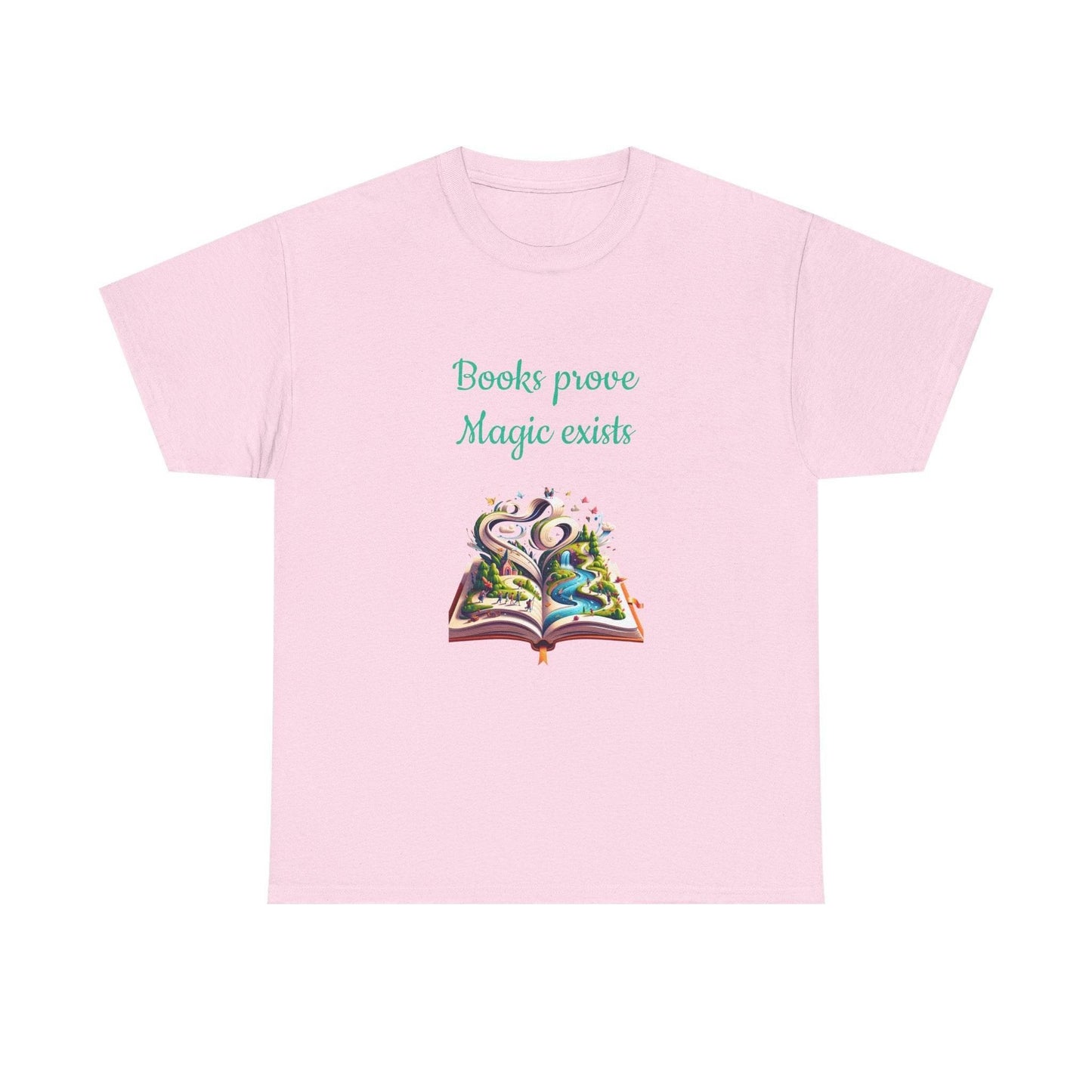 Magic Exists -A Unisex Heavy Cotton Tee - Perfect for Book Lovers - The Dreamer's Bookshop.