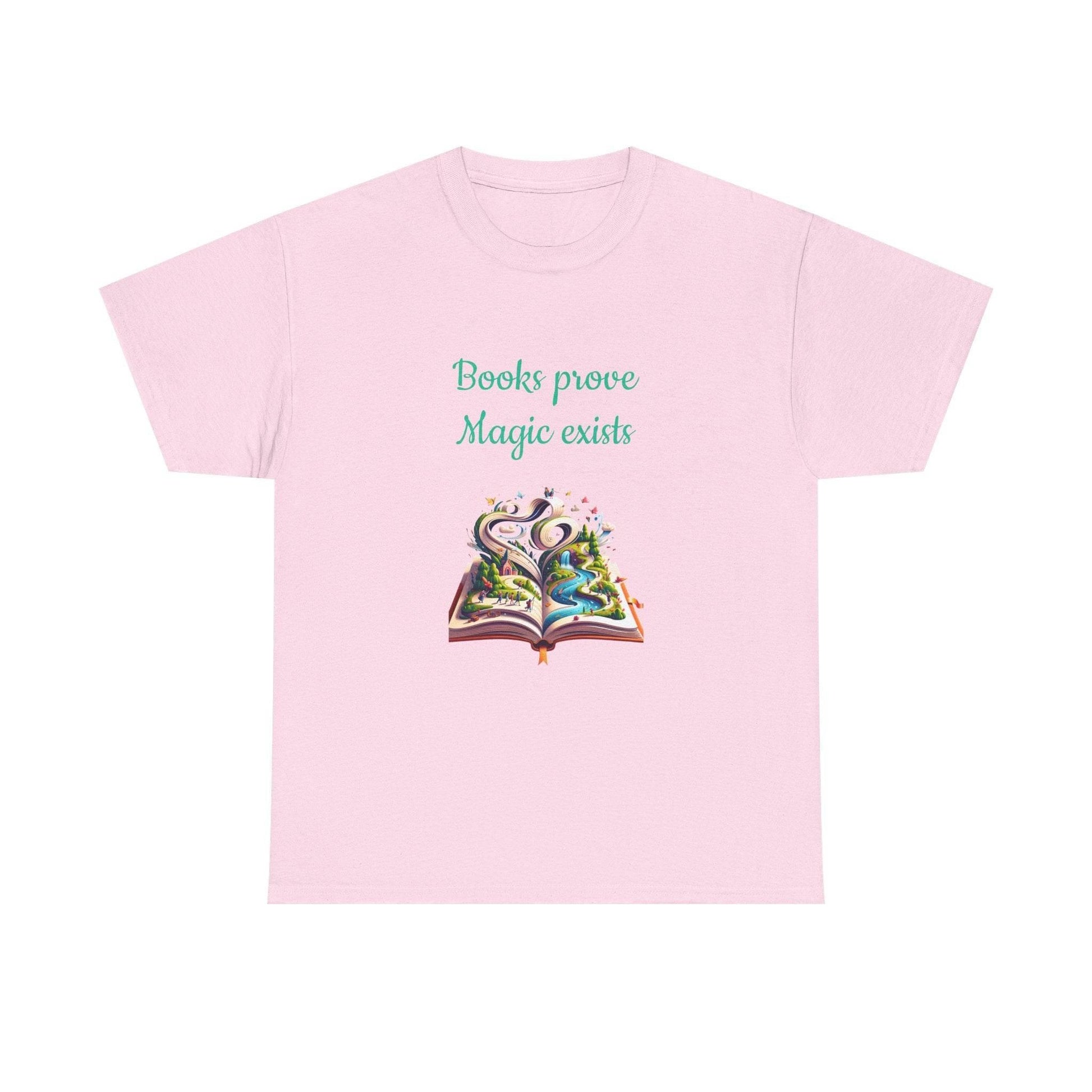 Magic Exists -A Unisex Heavy Cotton Tee - Perfect for Book Lovers - The Dreamer's Bookshop.