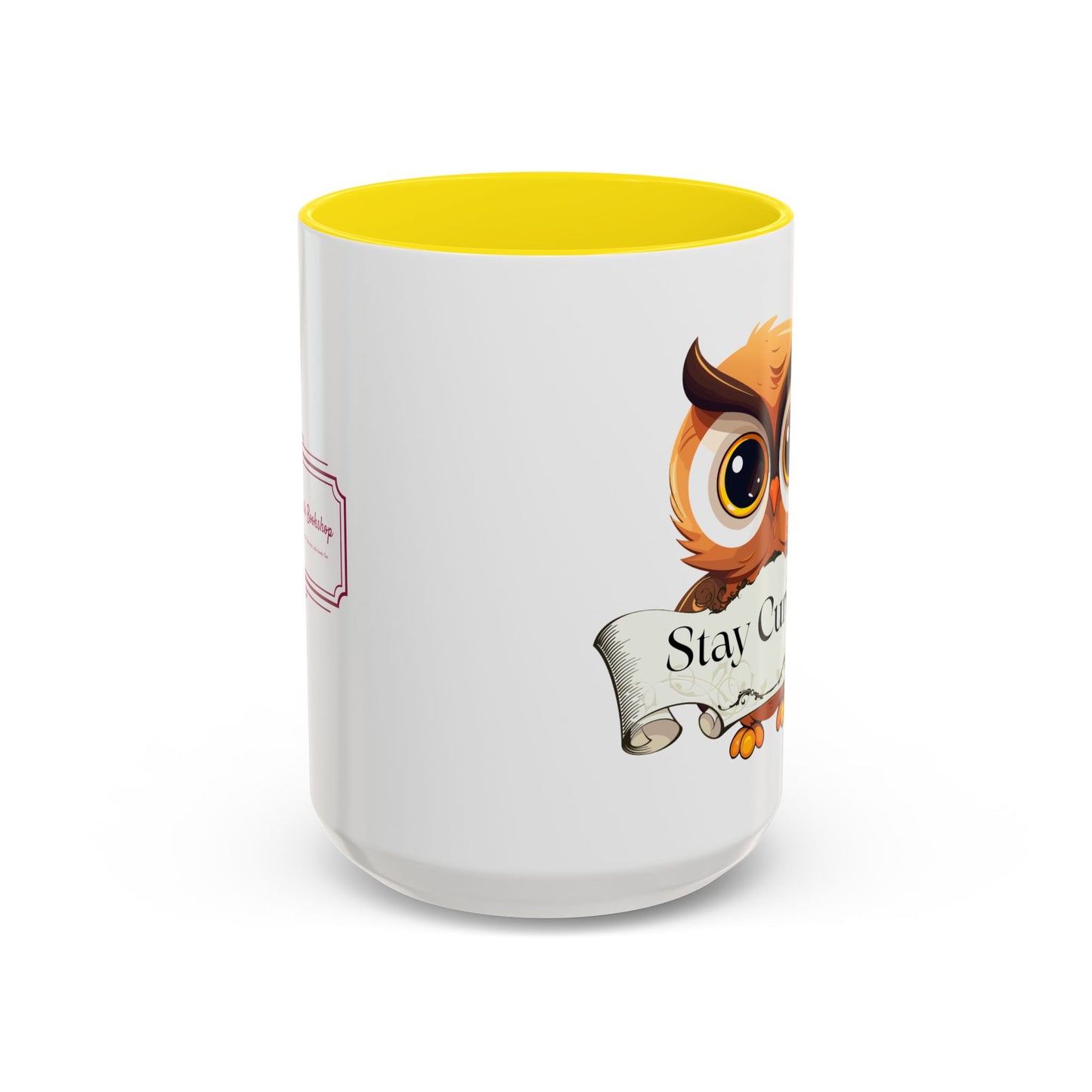 Dreamer's Bookshop "Stay Curious" Coffee Mug - Perfect Gift for Book Lovers