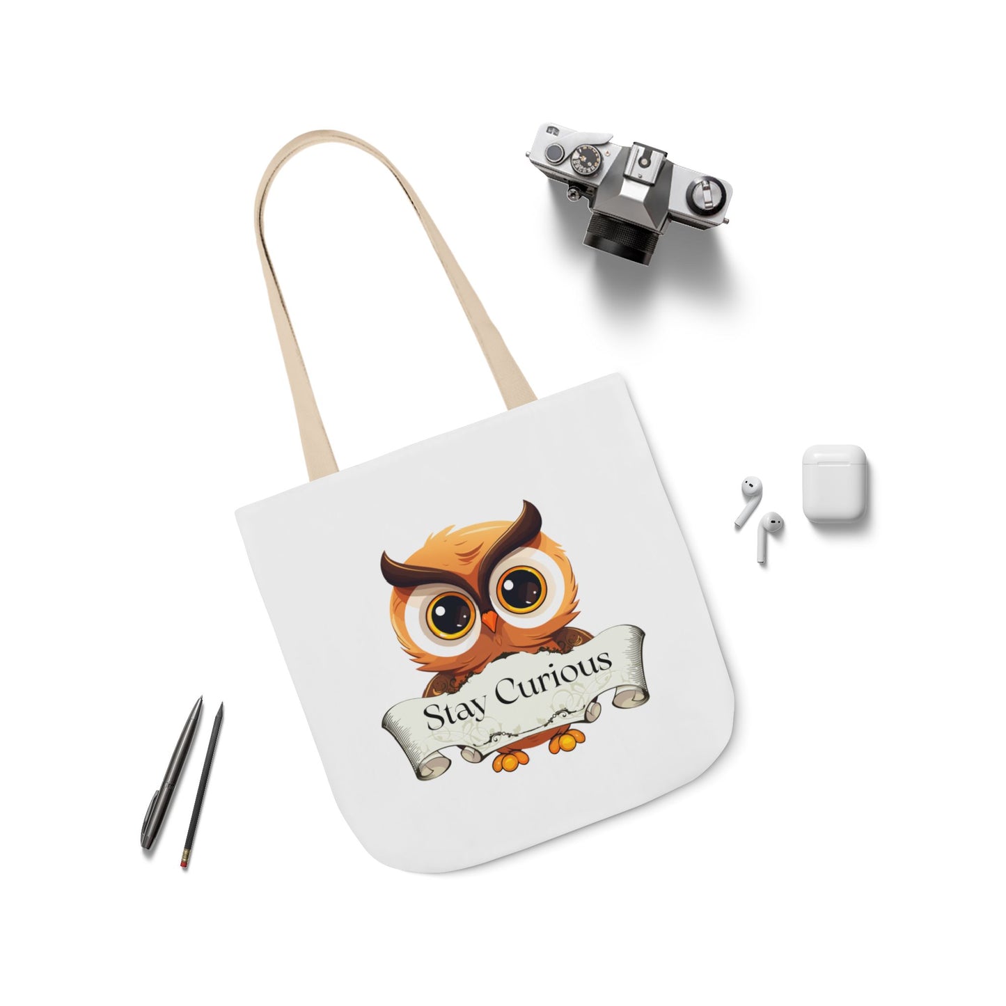 Stay Curious Tote Bag - Perfect for Book Lovers & Indie Authors