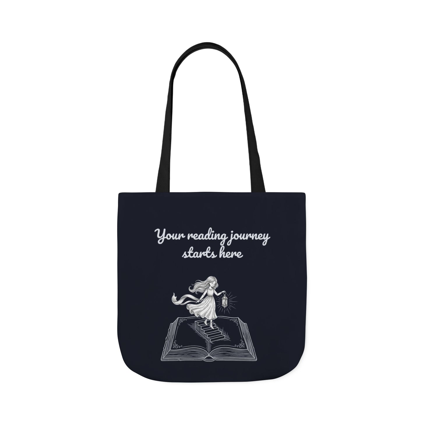Whimsical Tote Bag - "Reading Journey"