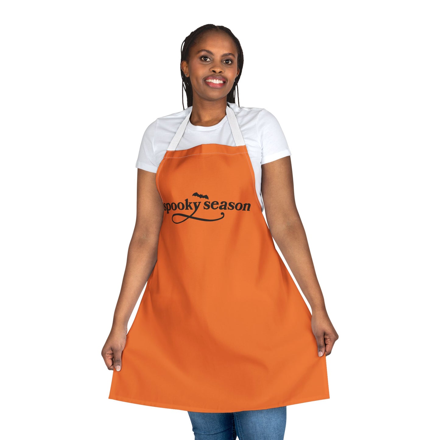Halloween Apron with 5-Color Straps | "Spooky Season"