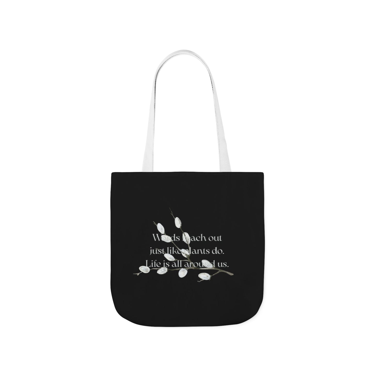 Canvas Tote Bag - "Words Reach Out"