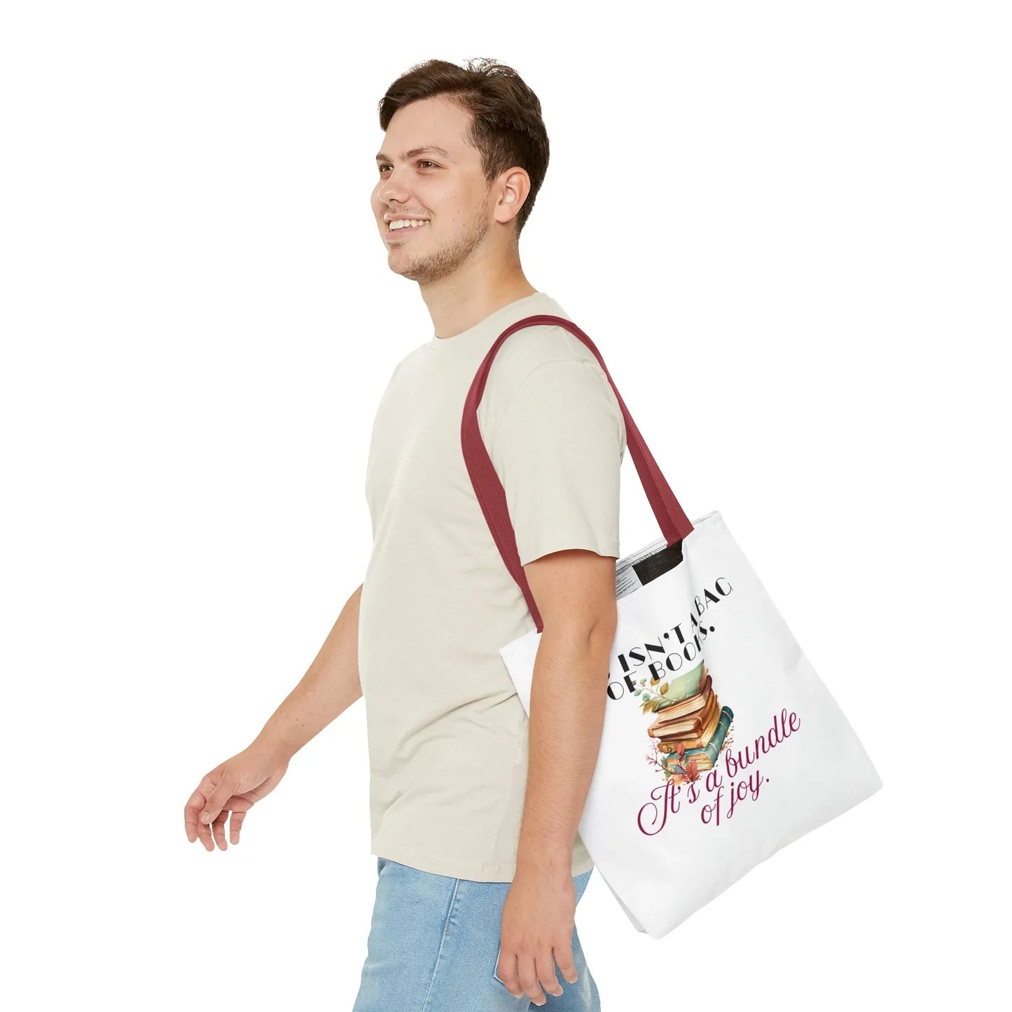 This isn't a Bag of Books - Tote Bag - Cozy Autumn Design - The Dreamer's Bookshop.