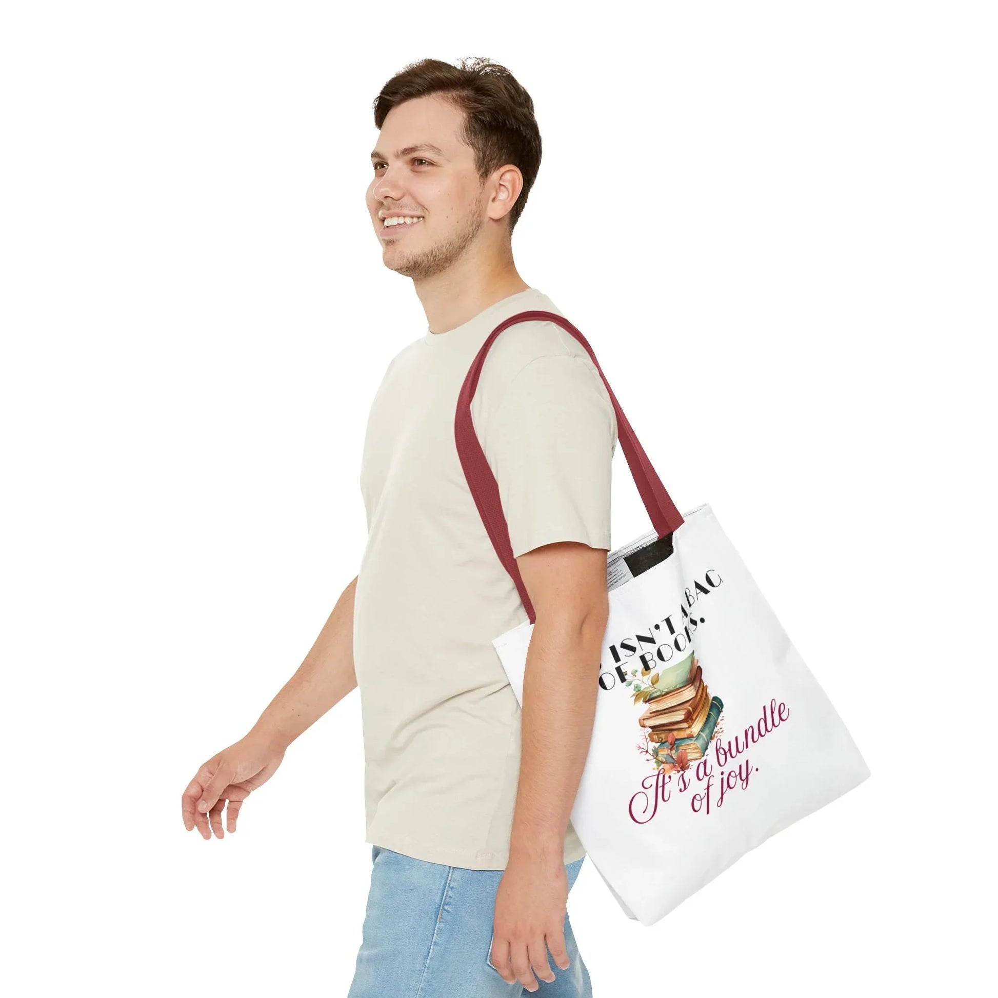 This isn't a Bag of Books - Tote Bag - Cozy Autumn Design - The Dreamer's Bookshop.