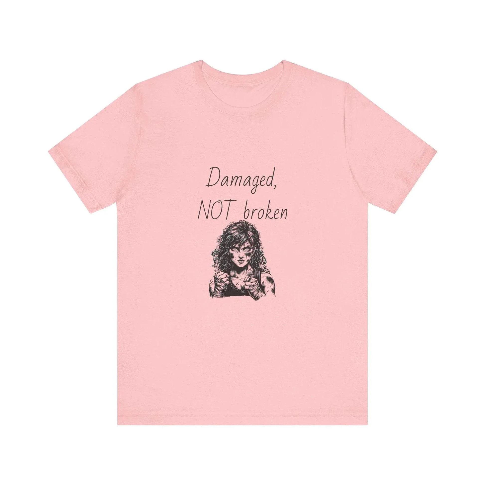 Fierce Survivor Unisex Short Sleeve Tee - Damaged, NOT broken - The Dreamer's Bookshop.