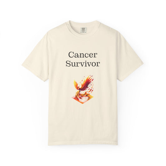 AU - Cancer Survivor Unisex Garment-Dyed T-Shirt - Empowering Supportive Apparel